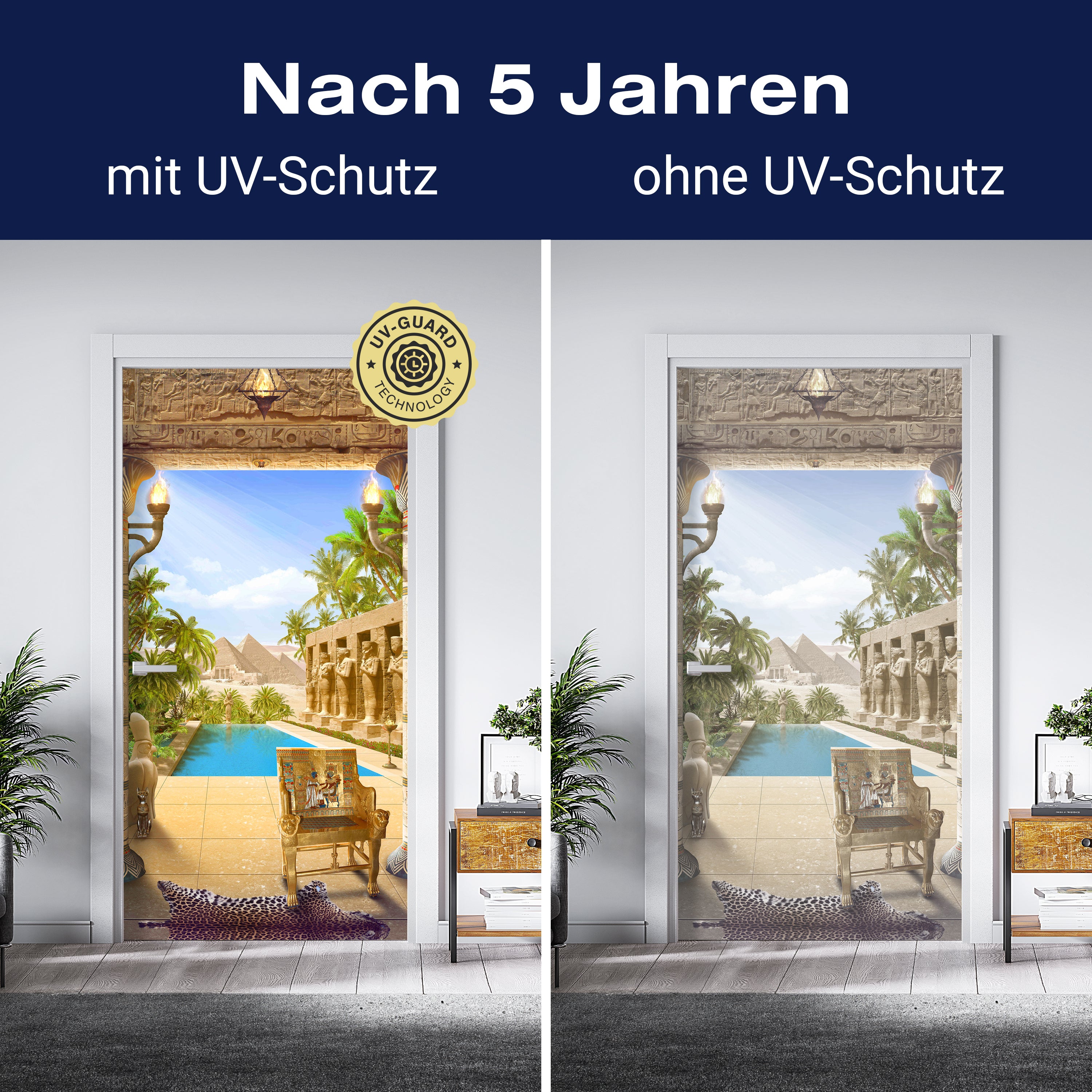 Türtapete Tal der Könige, Ägypten, Pyramiden M1139 - Bild 4 Türtapete Tal der Könige, Ägypten, Pyramiden M1139 - Bild 4