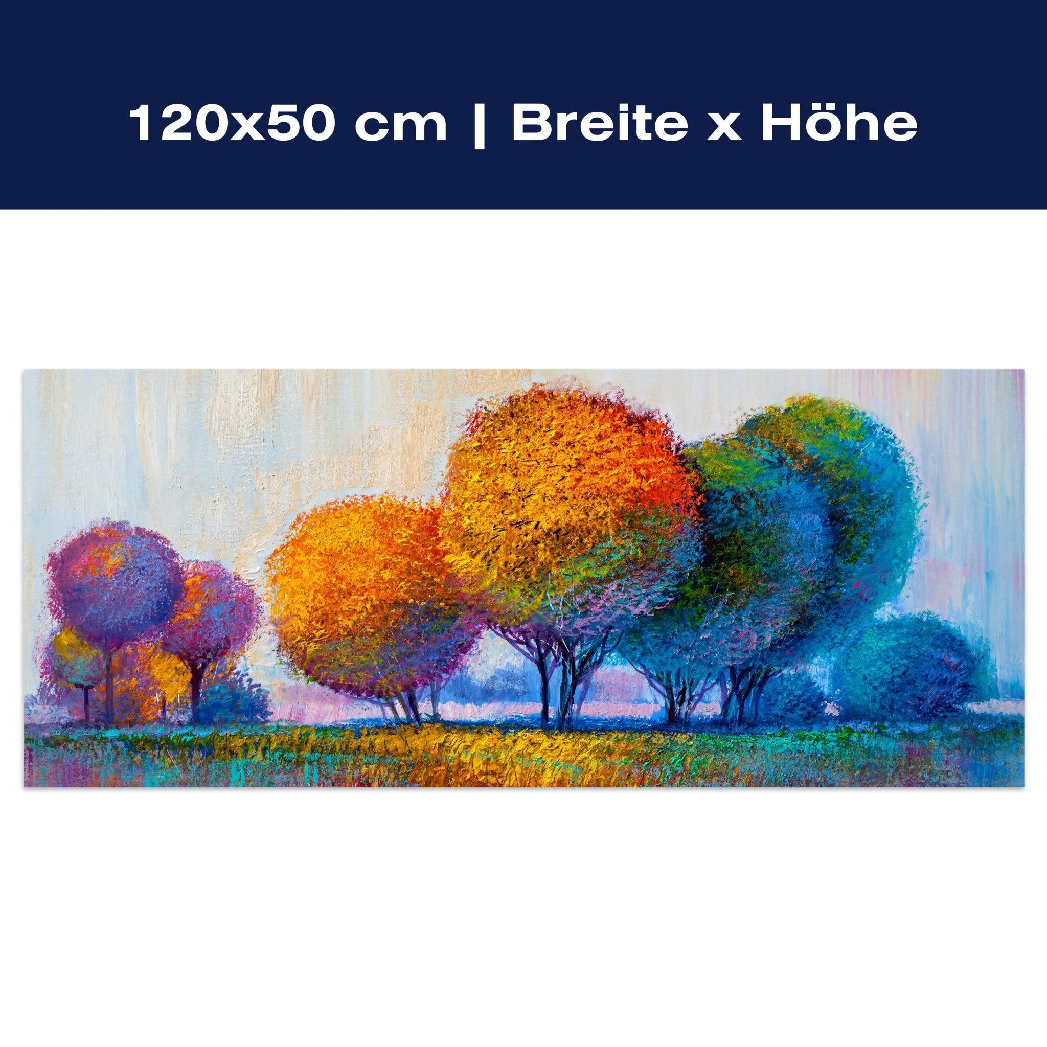 Leinwandbild Baumlandschaft im Gemälde M1140 Leinwandbild Baumlandschaft im Gemälde M1140