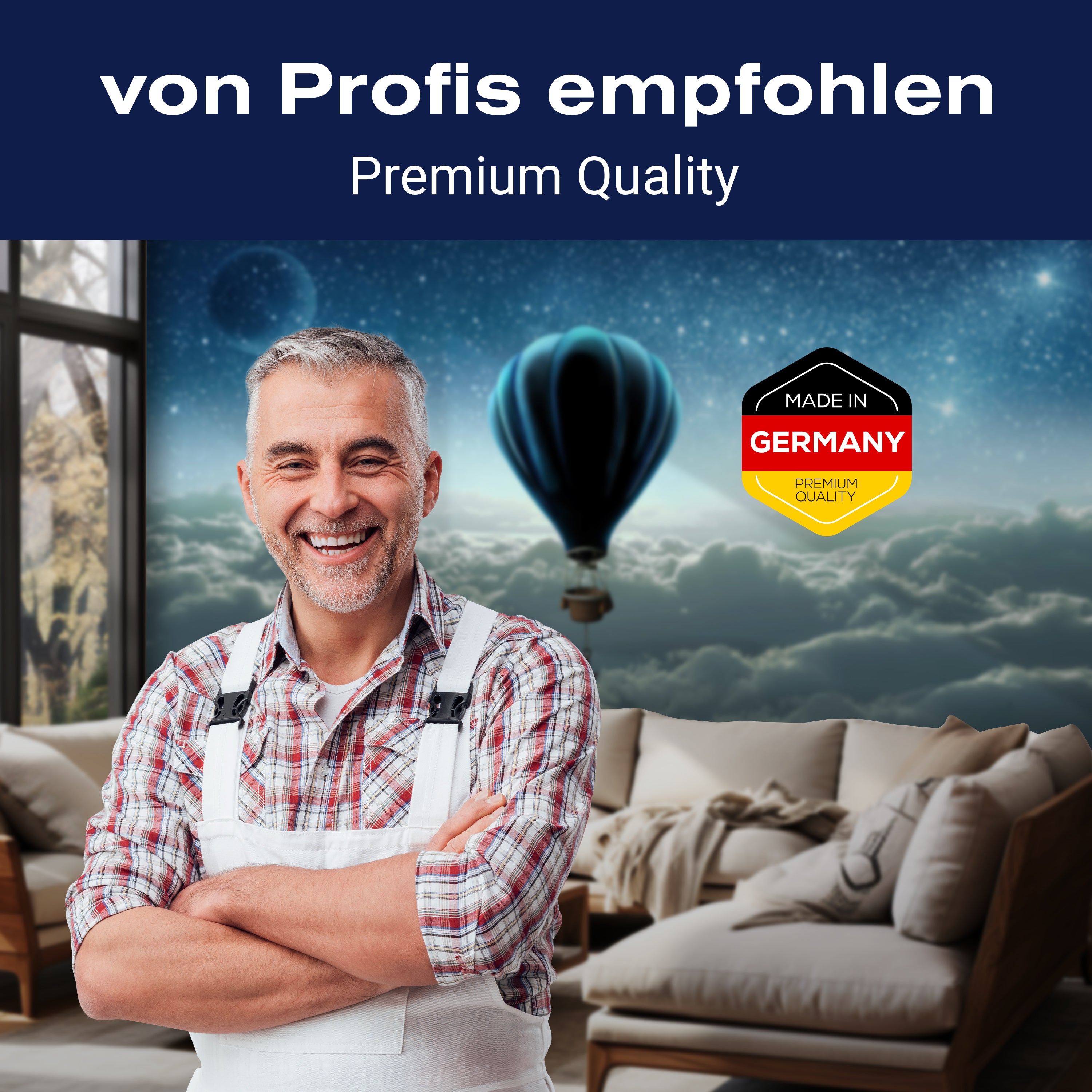 Fototapete Ballon Wolken Sterne M1140 - Bild 5 Fototapete Ballon Wolken Sterne M1140 - Bild 5