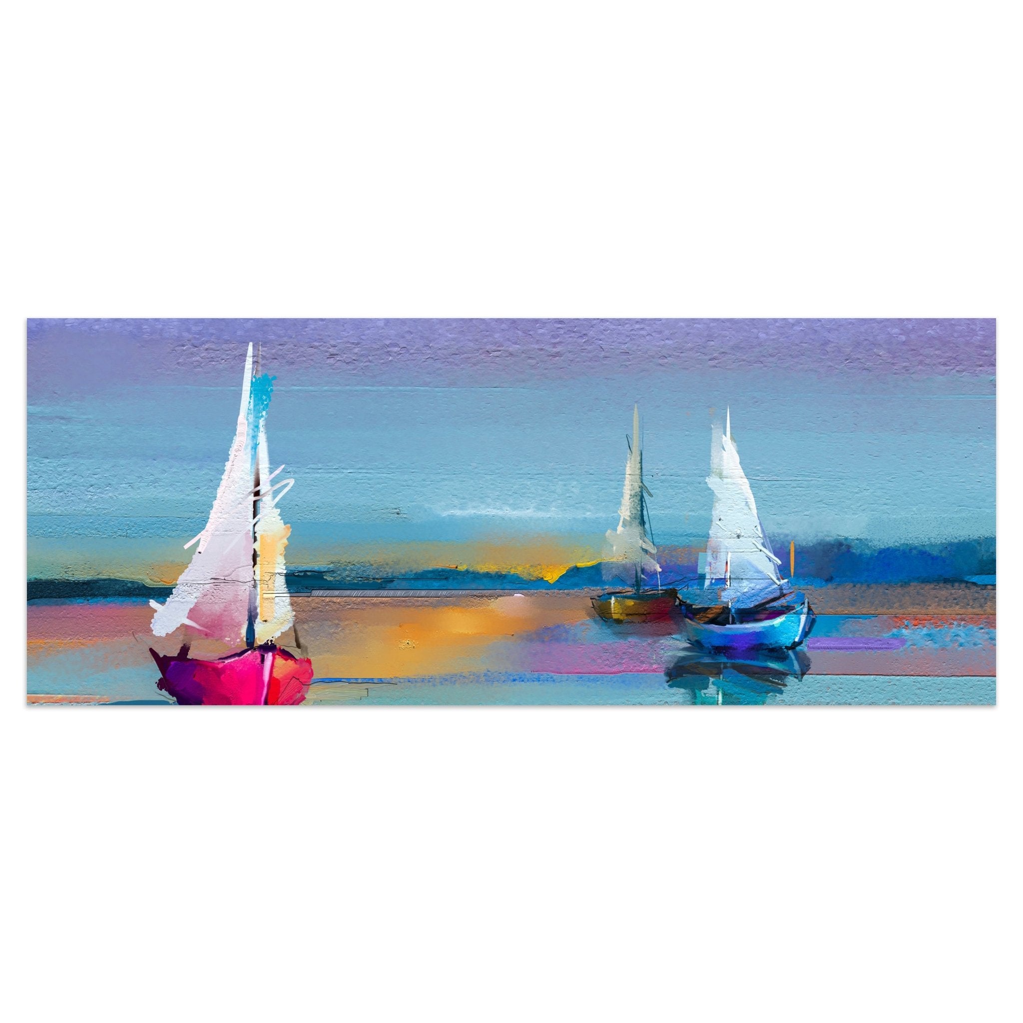 Leinwandbild Meer und Boote Malerei M1141 kaufen - Bild 1 Leinwandbild Meer und Boote Malerei M1141 kaufen - Bild 1