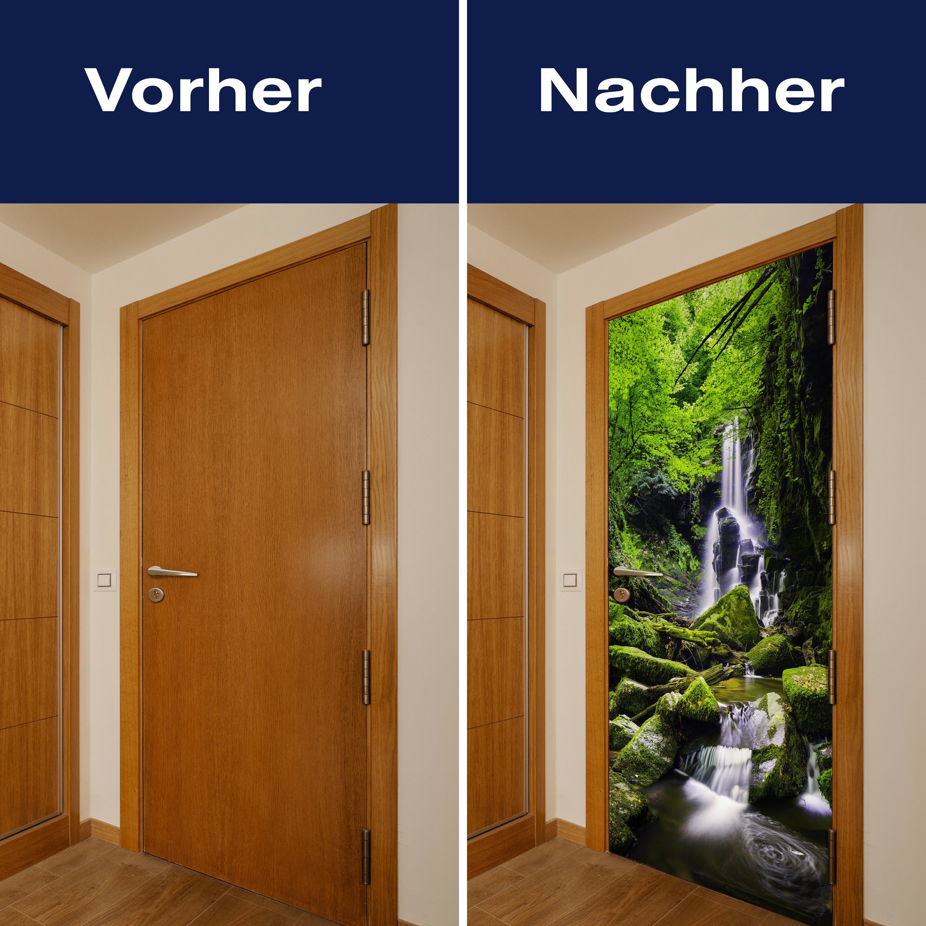 Türtapete Wasser-fall im Ur-wald, Steine, Felsen M1141 - Bild 10 Türtapete Wasser-fall im Ur-wald, Steine, Felsen M1141 - Bild 10