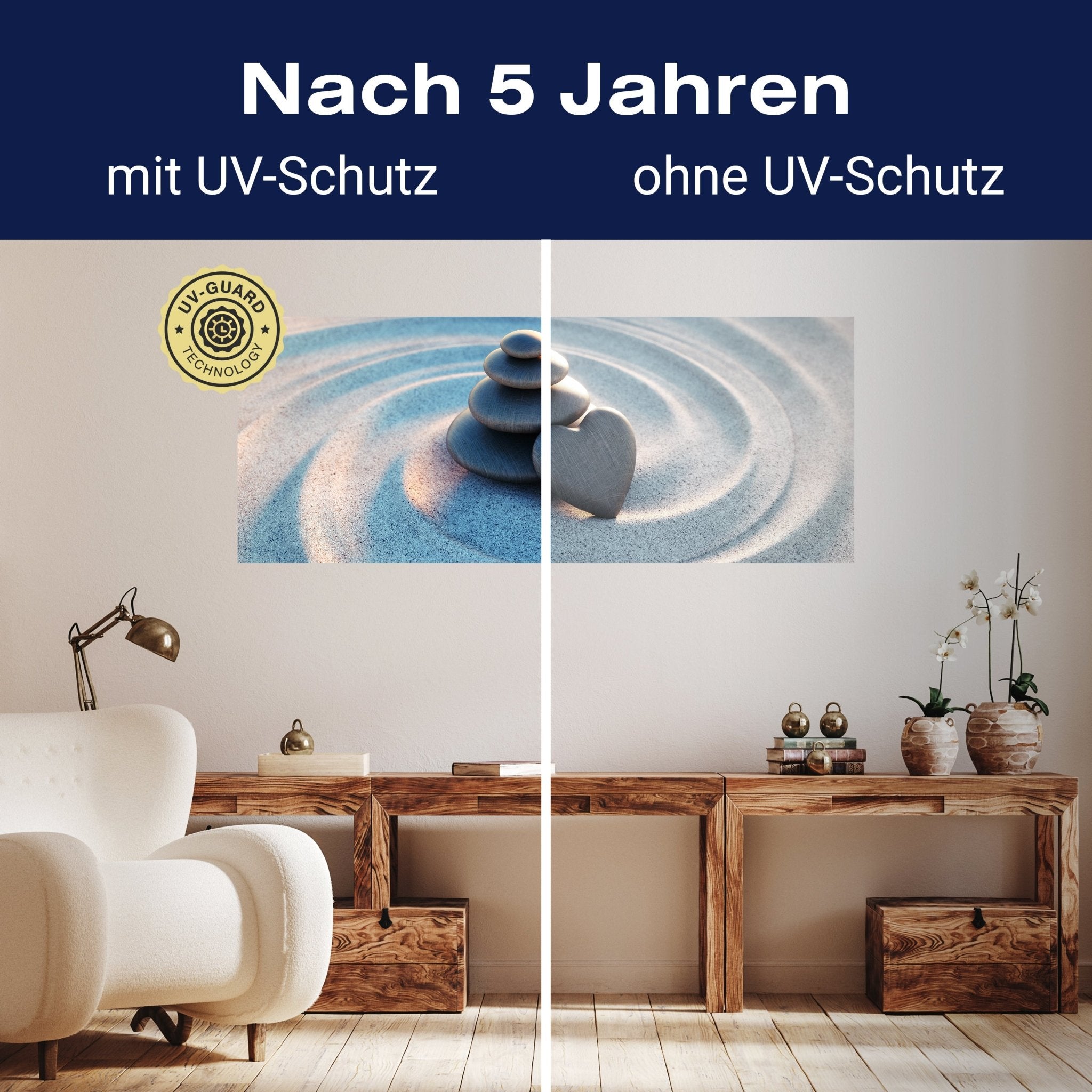 Leinwandbild Turm aus Kieselsteinen mit Kiesel in Herzform M1142 kaufen - Bild 9 Leinwandbild Turm aus Kieselsteinen mit Kiesel in Herzform M1142 kaufen - Bild 9