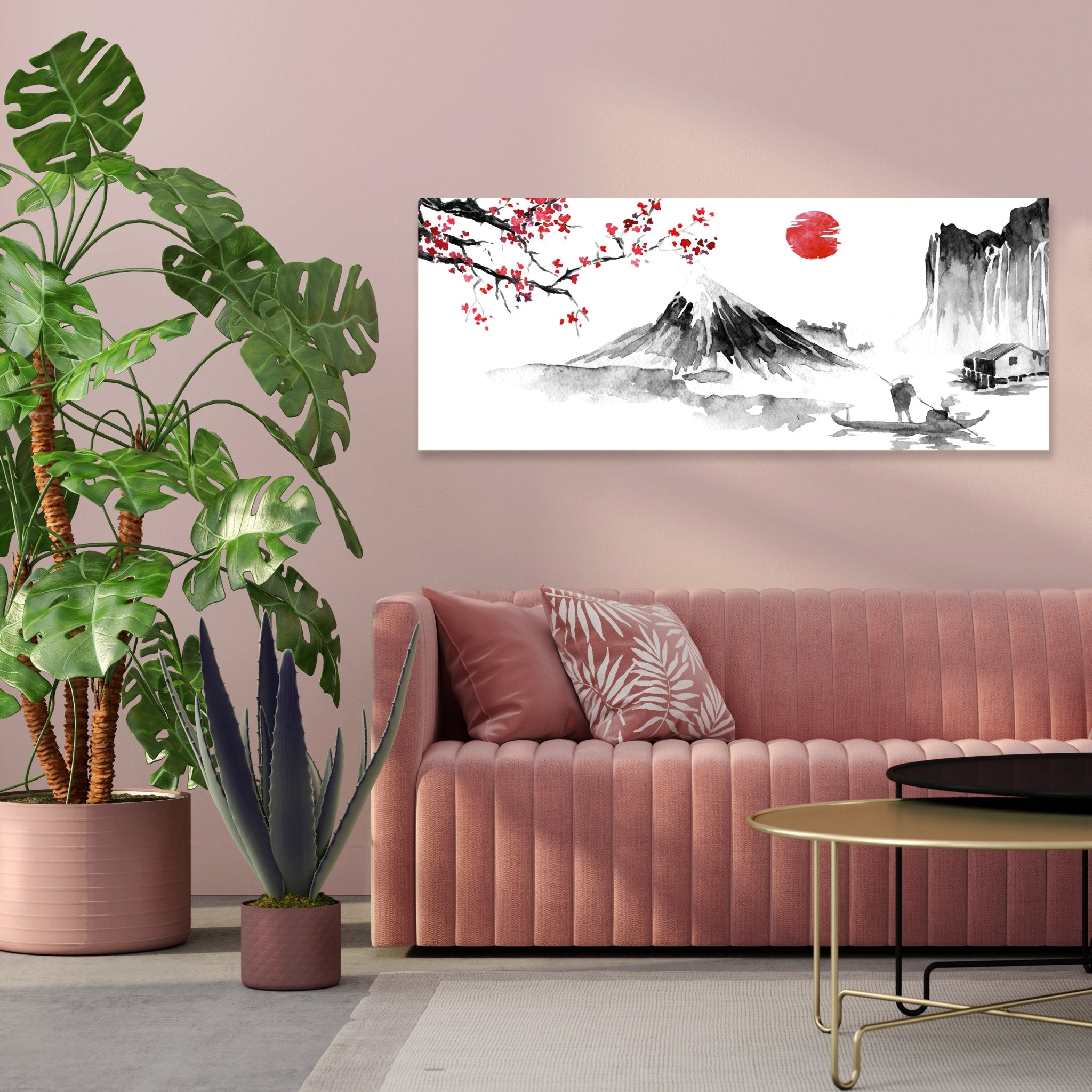 Leinwandbild Fuji Berg Sakura Sunset Japan M1143 kaufen - Bild 3 Leinwandbild Fuji Berg Sakura Sunset Japan M1143 kaufen - Bild 3