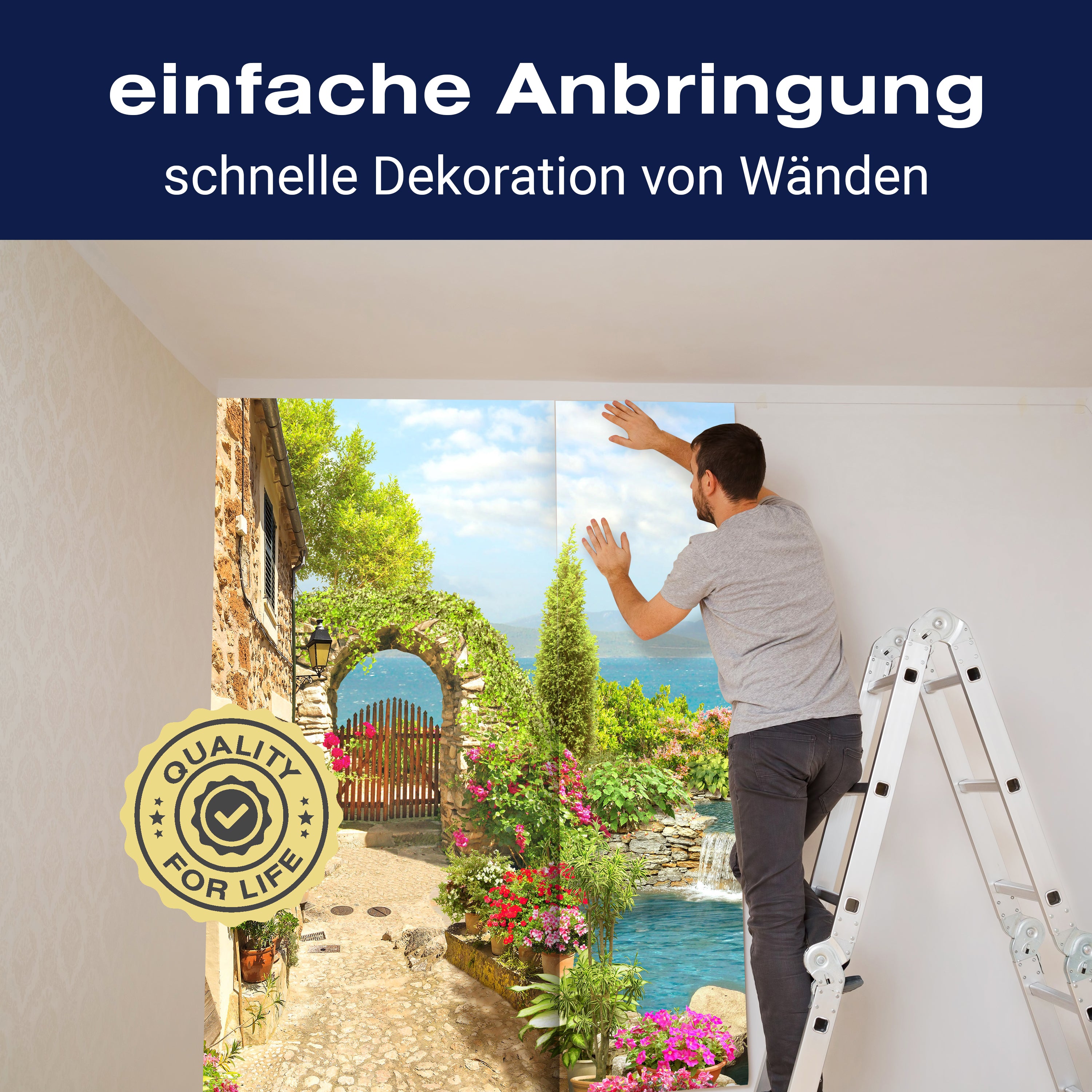 Fototapete Meer Aussicht Antik M1143 - Bild 3 Fototapete Meer Aussicht Antik M1143 - Bild 3