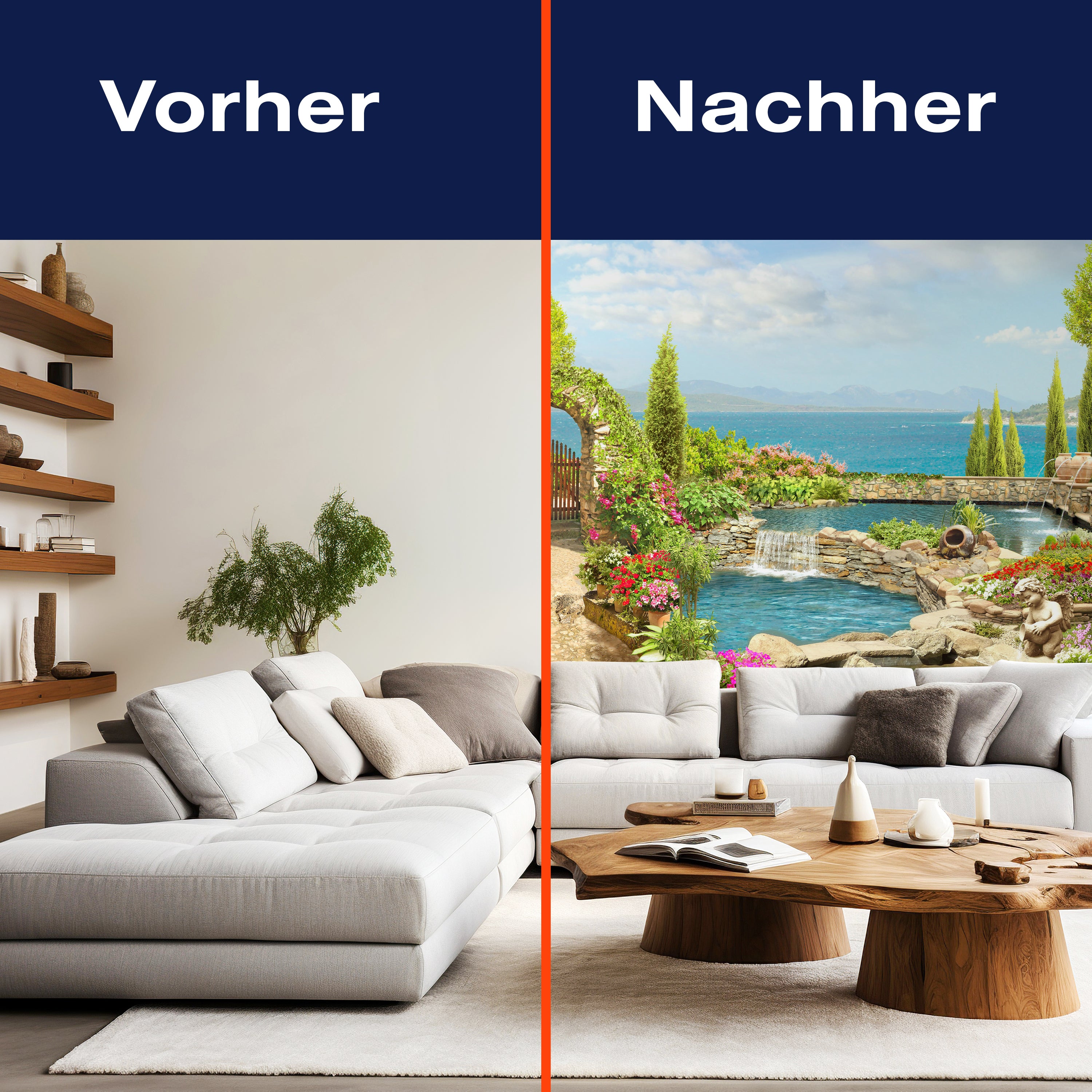 Fototapete Meer Aussicht Antik M1143 - Bild 9 Fototapete Meer Aussicht Antik M1143 - Bild 9