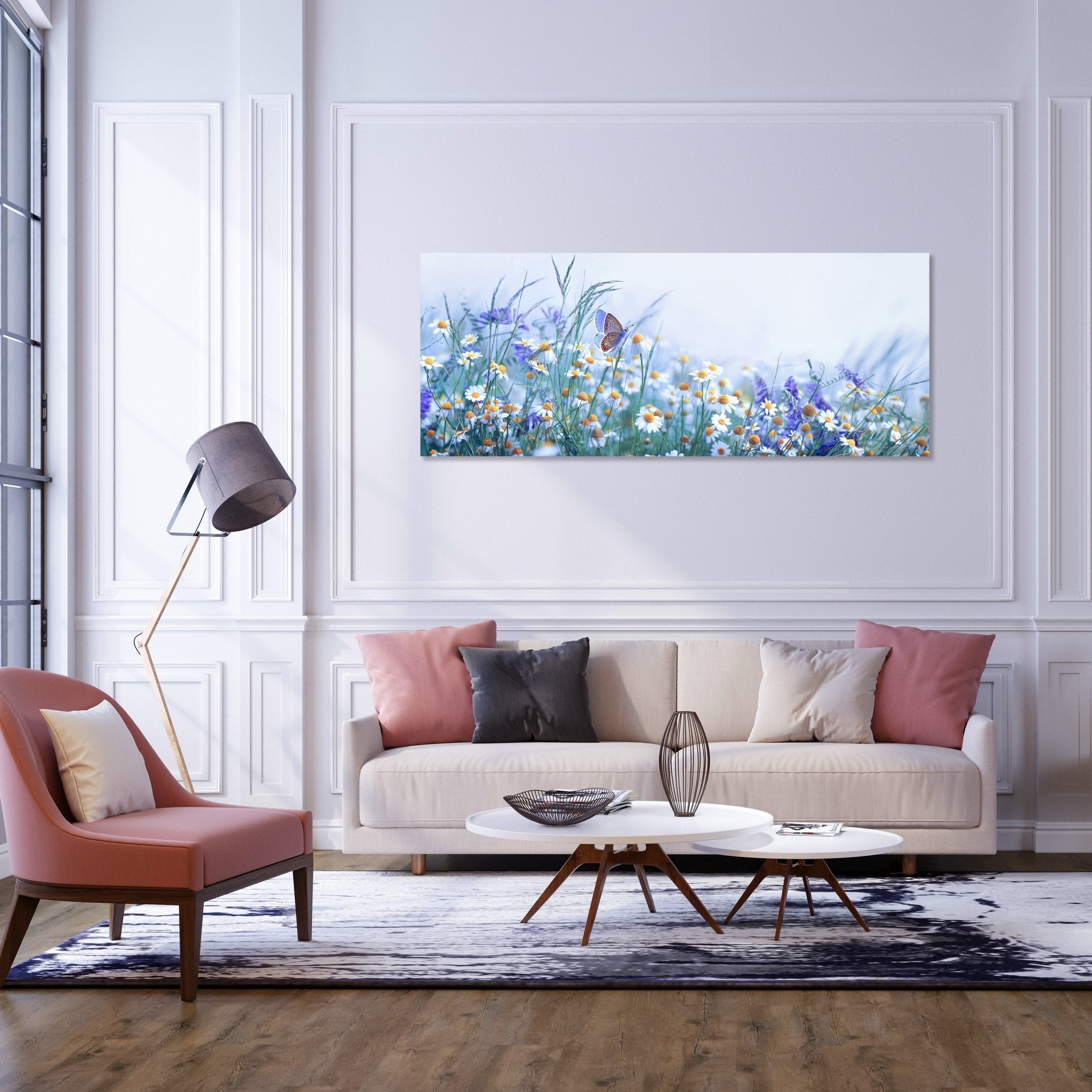 Leinwandbild Blumen, Schmetterling, Natur Landschaft M1149 kaufen - Bild 2 Leinwandbild Blumen, Schmetterling, Natur Landschaft M1149 kaufen - Bild 2