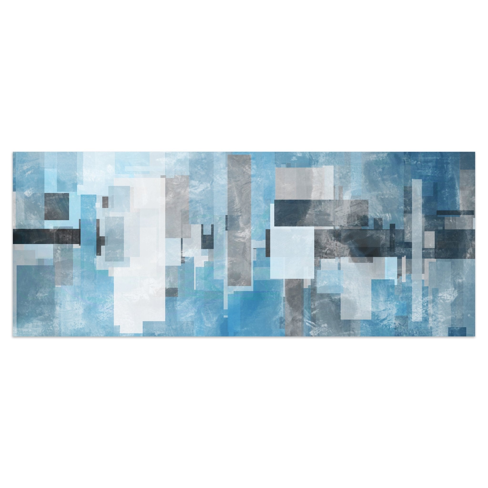 Leinwandbild Blaue Geometrie Malerei M1153 kaufen - Bild 1 Leinwandbild Blaue Geometrie Malerei M1153 kaufen - Bild 1