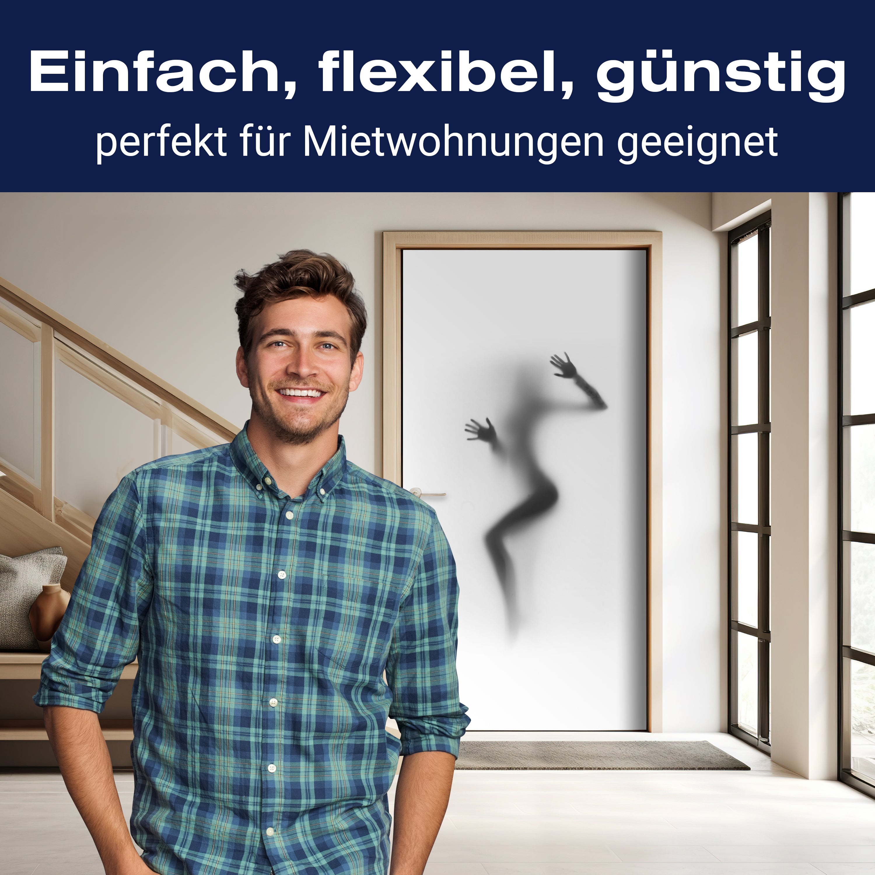 Türtapete Silhouette Frau, Milchglas, Sexy M1159 - Bild 3 Türtapete Silhouette Frau, Milchglas, Sexy M1159 - Bild 3