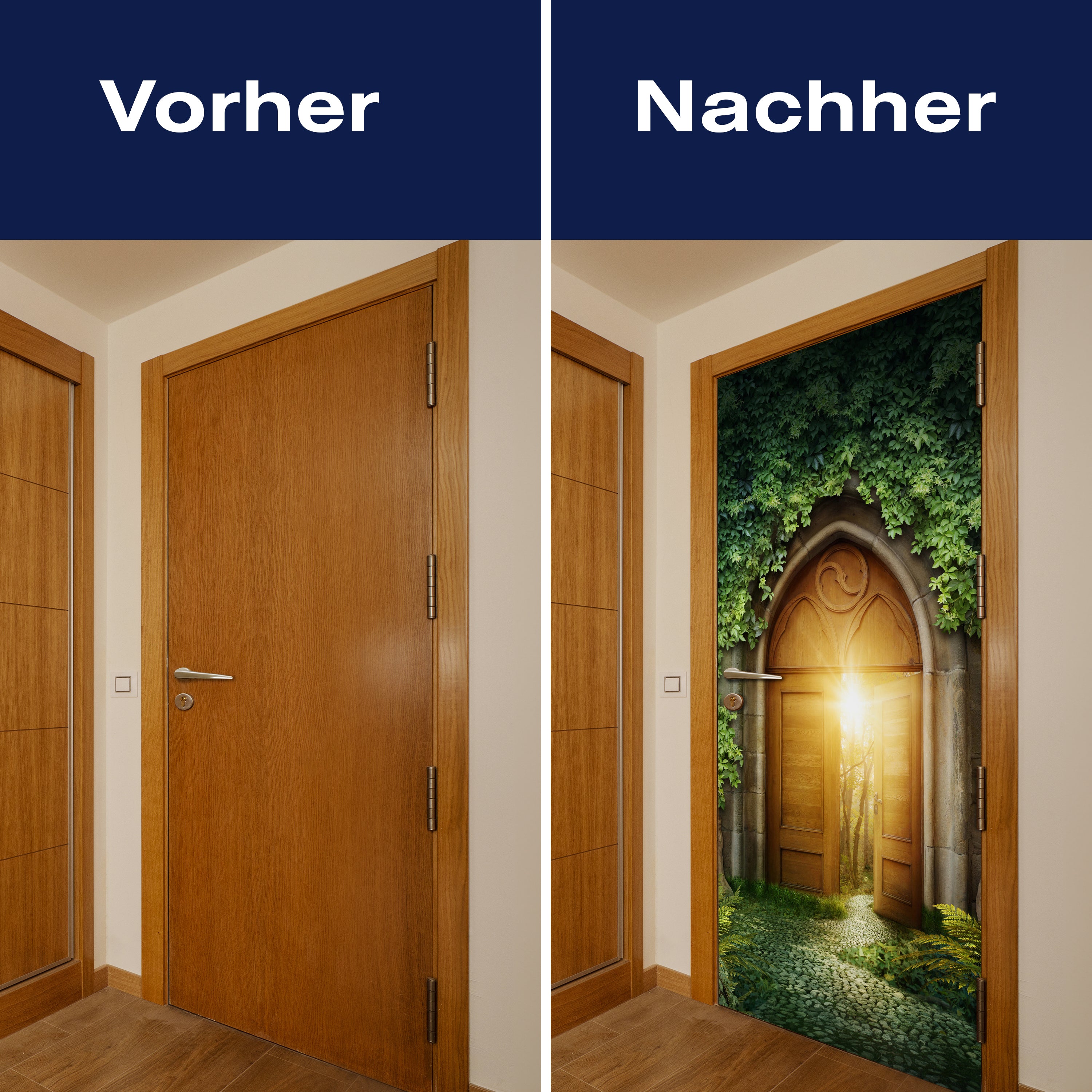 Türtapete Sonne scheint durch Schlosstor, Burg M1162 - Bild 10 Türtapete Sonne scheint durch Schlosstor, Burg M1162 - Bild 10