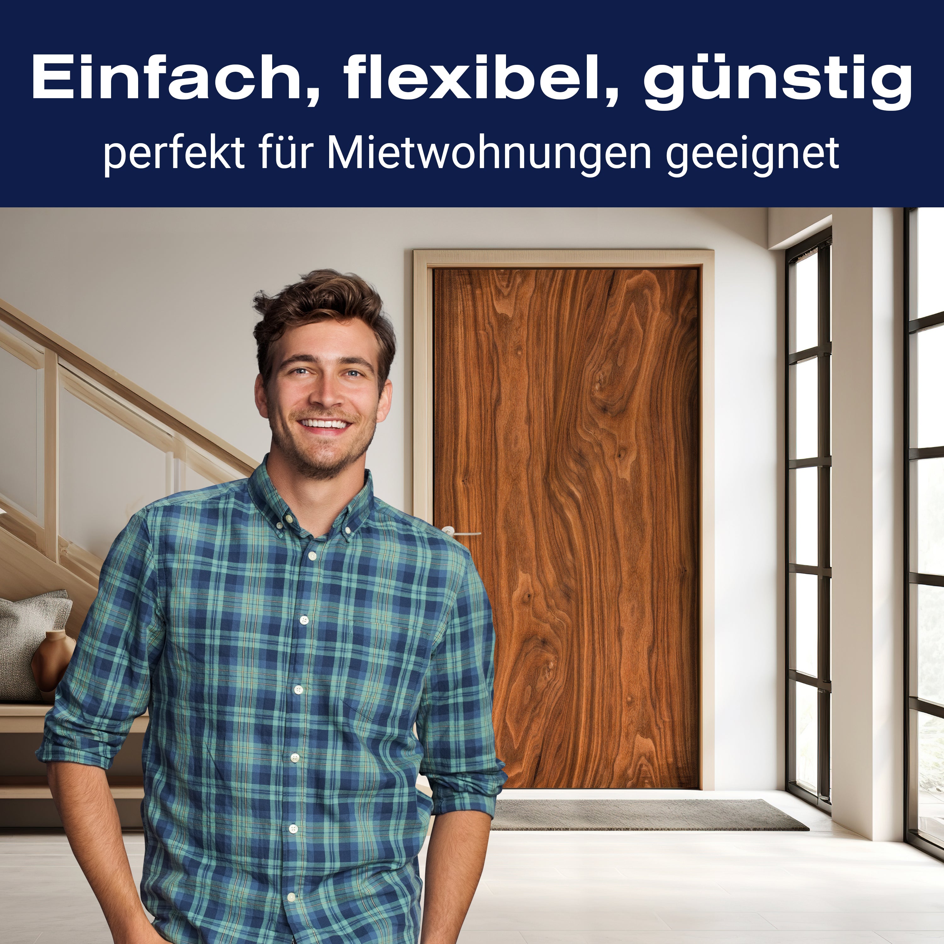 Türtapete rustikale Holzplatte, Holz, Maserung M1176 - Bild 3 Türtapete rustikale Holzplatte, Holz, Maserung M1176 - Bild 3