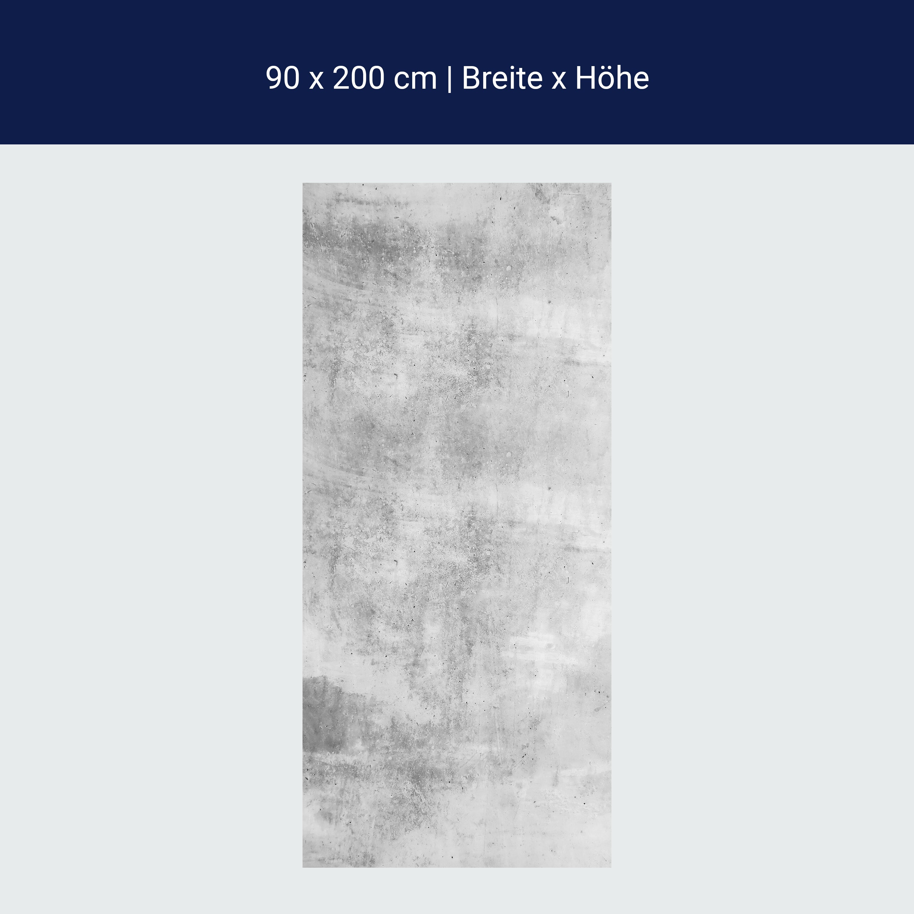 Türtapete helle Betonwand, Weiß, Grau M1179 Türtapete helle Betonwand, Weiß, Grau M1179