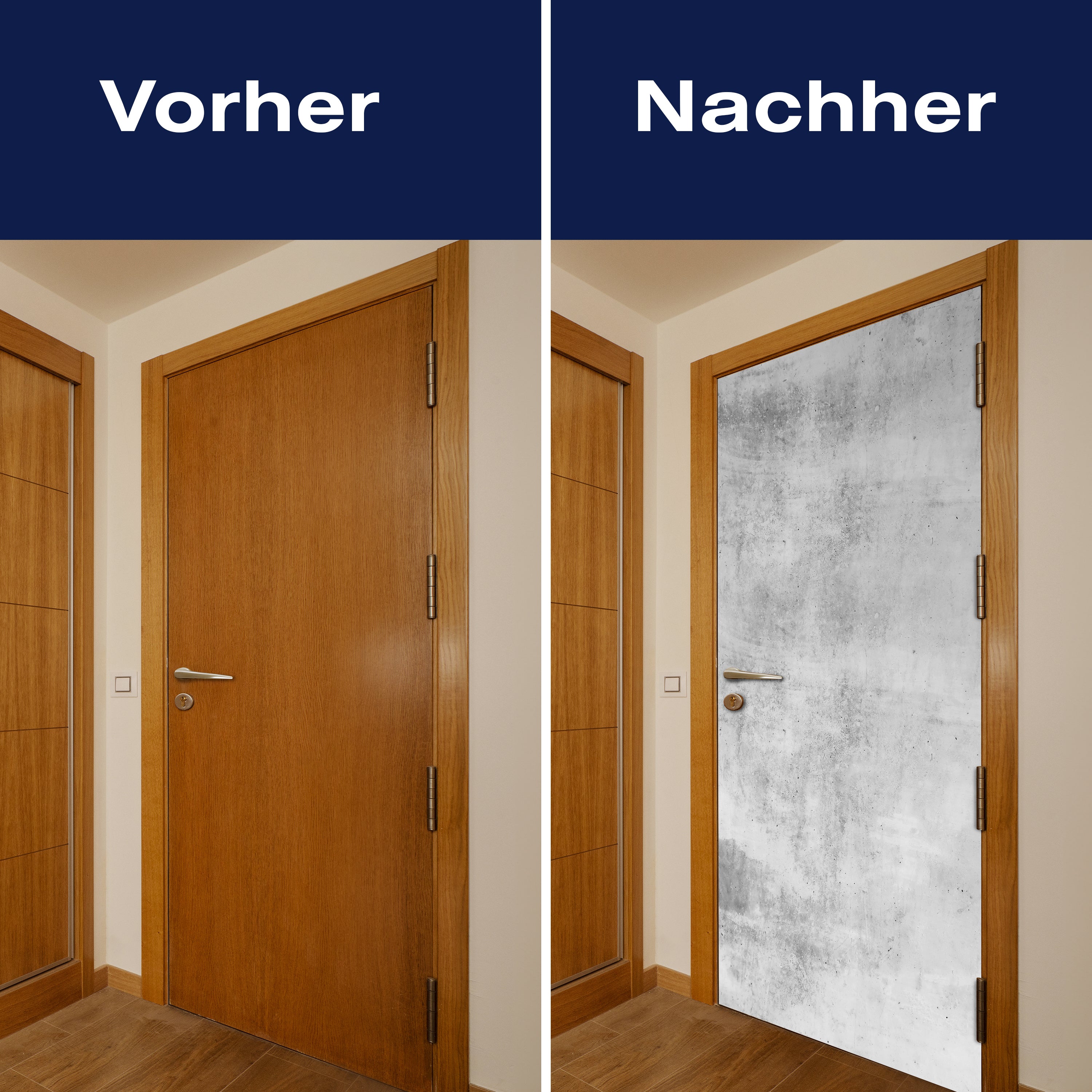 Türtapete helle Betonwand, Weiß, Grau M1179 - Bild 10 Türtapete helle Betonwand, Weiß, Grau M1179 - Bild 10