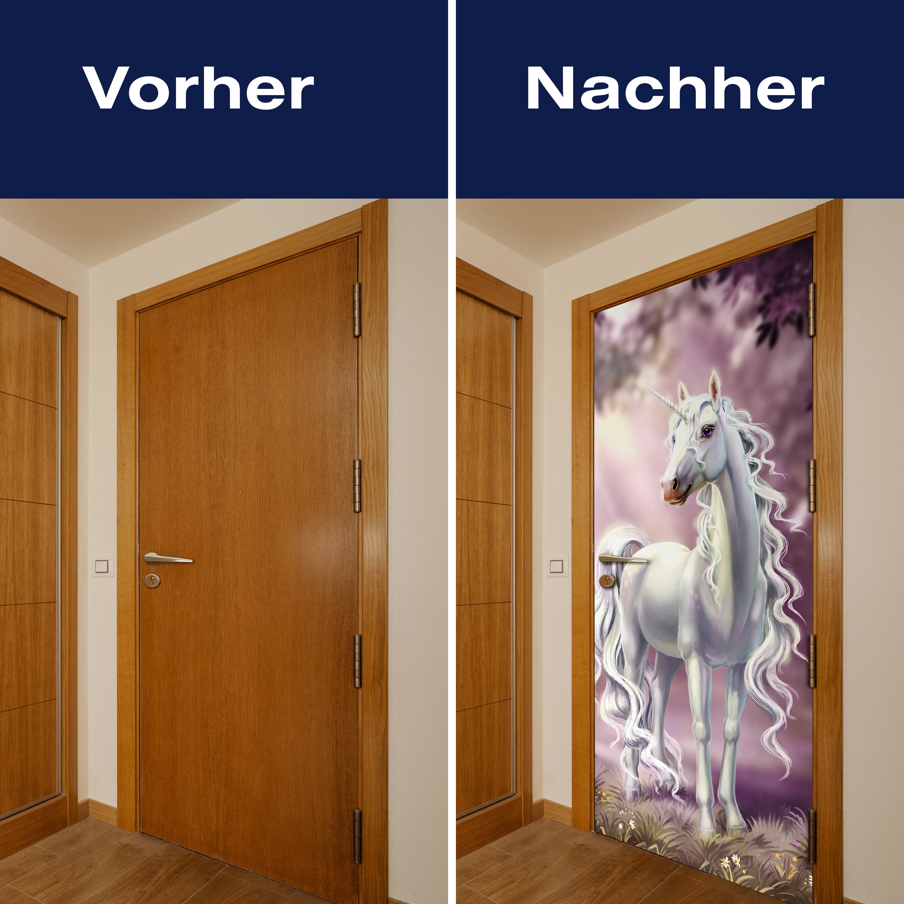 Türtapete Prinzessinnen Einhorn, Weiß, Fantasy M1186 - Bild 10 Türtapete Prinzessinnen Einhorn, Weiß, Fantasy M1186 - Bild 10