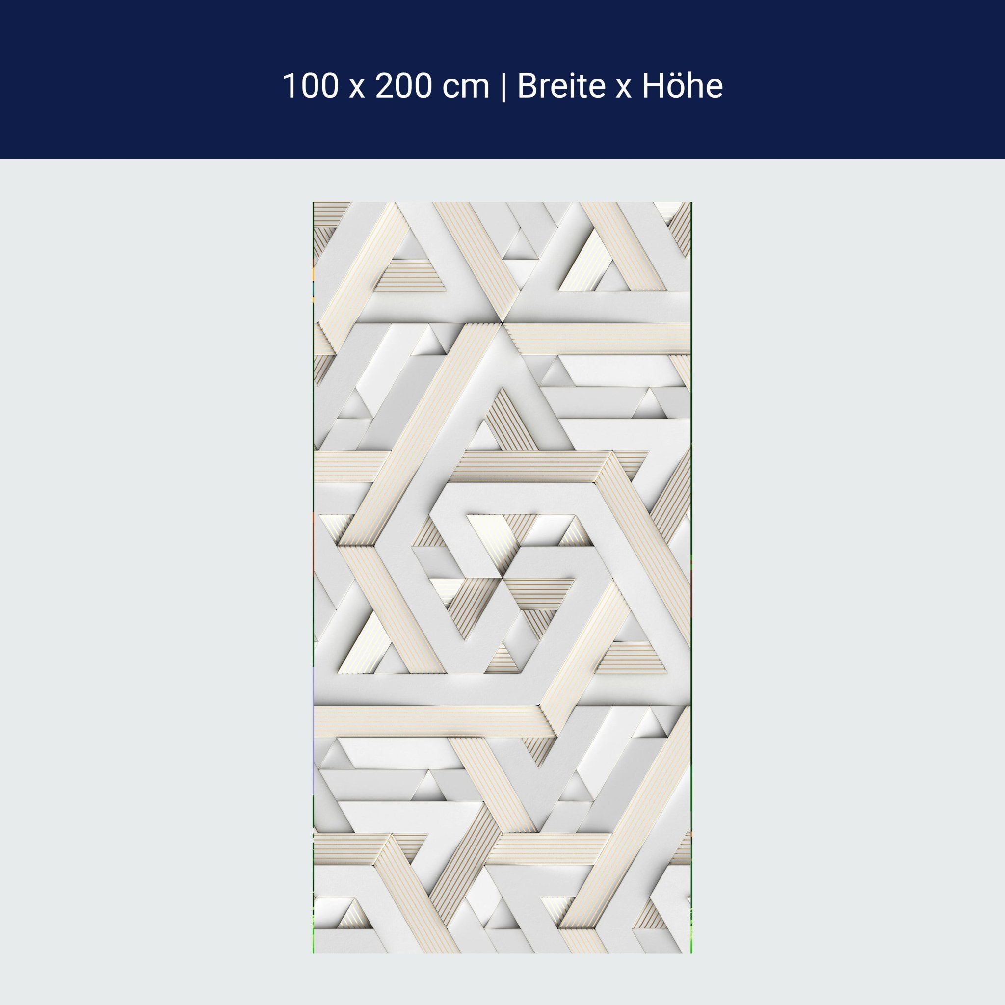 Türtapete Abstraktes Muster, Dreieck, Formen M1204 Türtapete Abstraktes Muster, Dreieck, Formen M1204