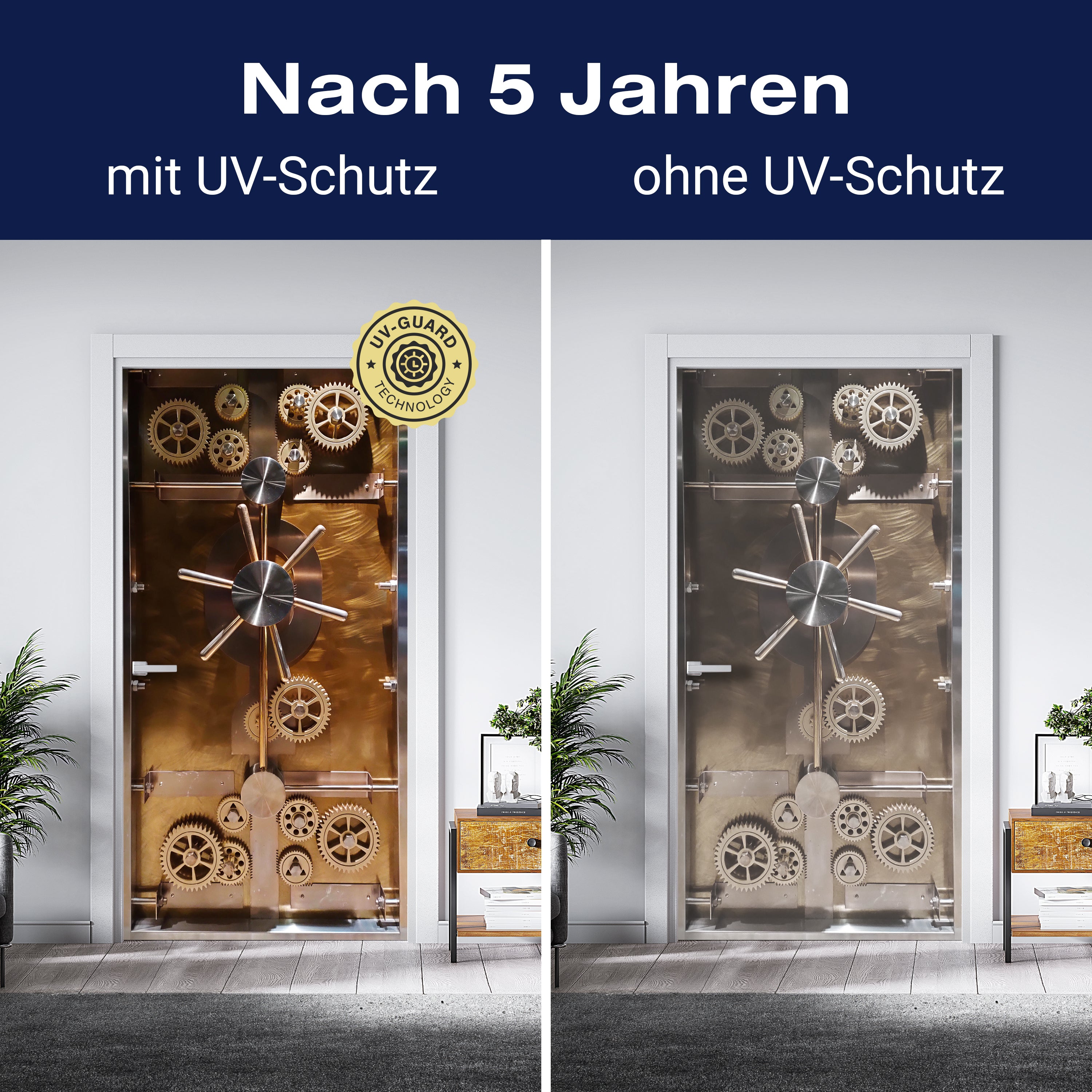 Türtapete Tresor Tür Zahnräder, Safe, Zahnrad M1206 - Bild 4 Türtapete Tresor Tür Zahnräder, Safe, Zahnrad M1206 - Bild 4