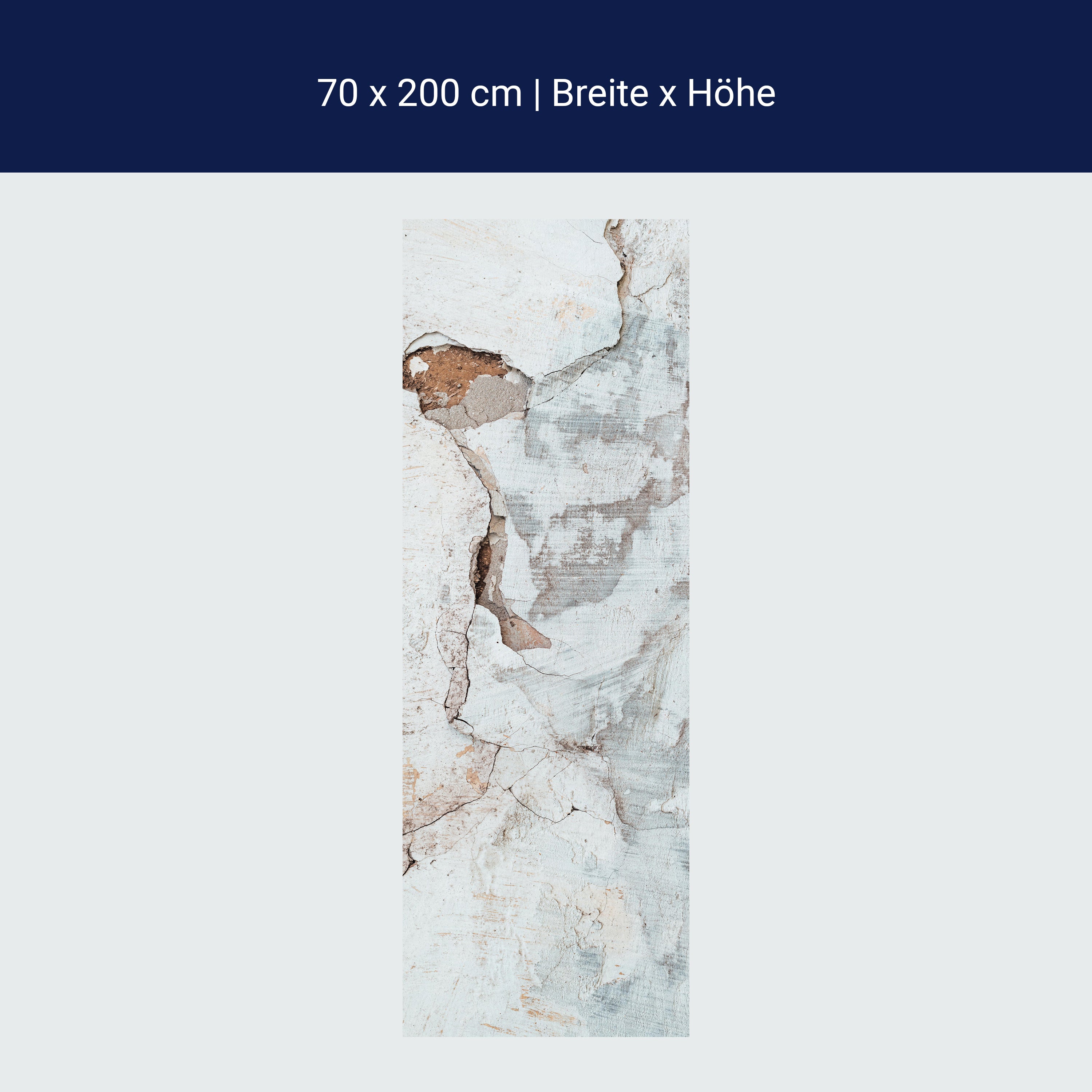 Türtapete rissige Mauer, Wand, Putz, Fassade M1210 Türtapete rissige Mauer, Wand, Putz, Fassade M1210