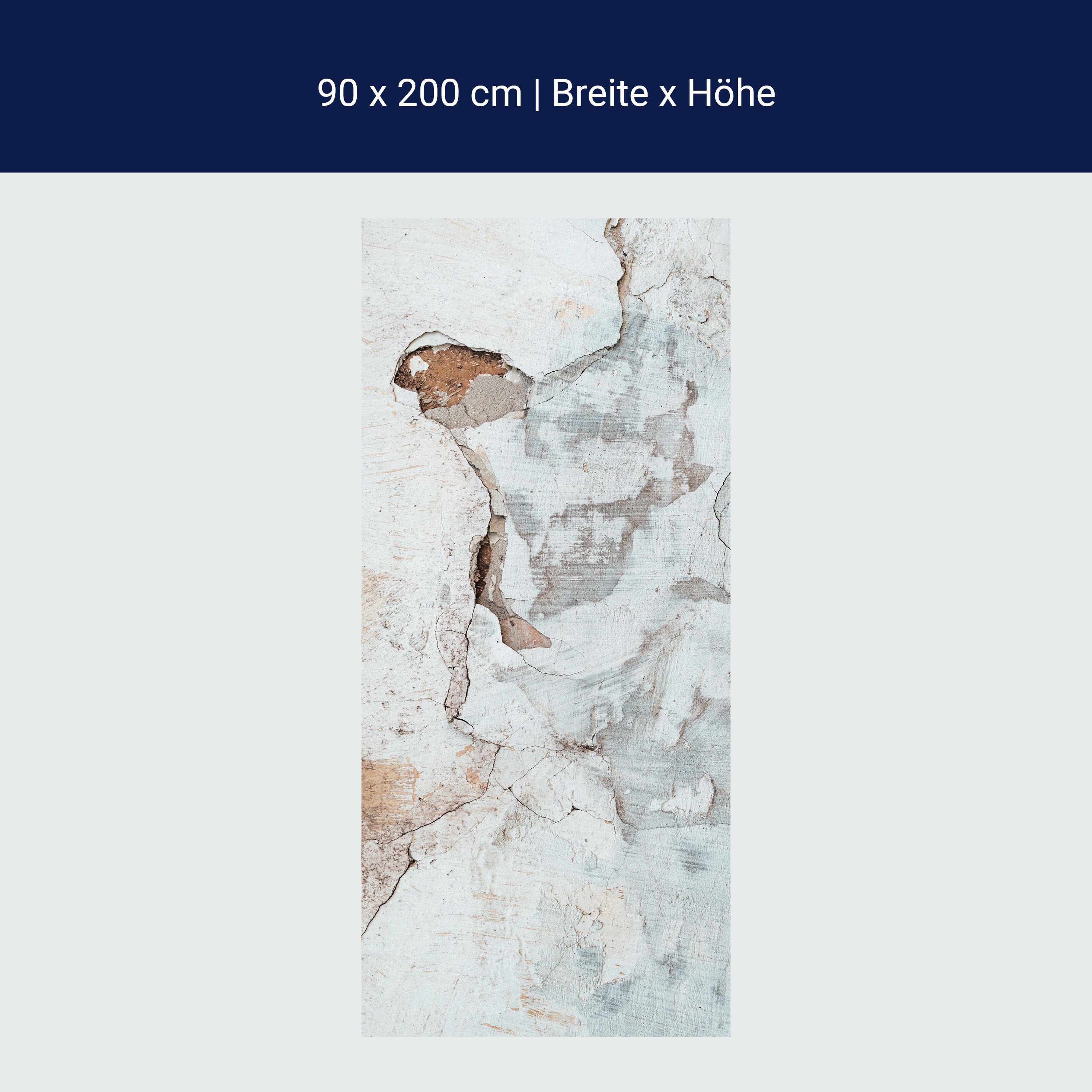 Türtapete rissige Mauer, Wand, Putz, Fassade M1210 Türtapete rissige Mauer, Wand, Putz, Fassade M1210