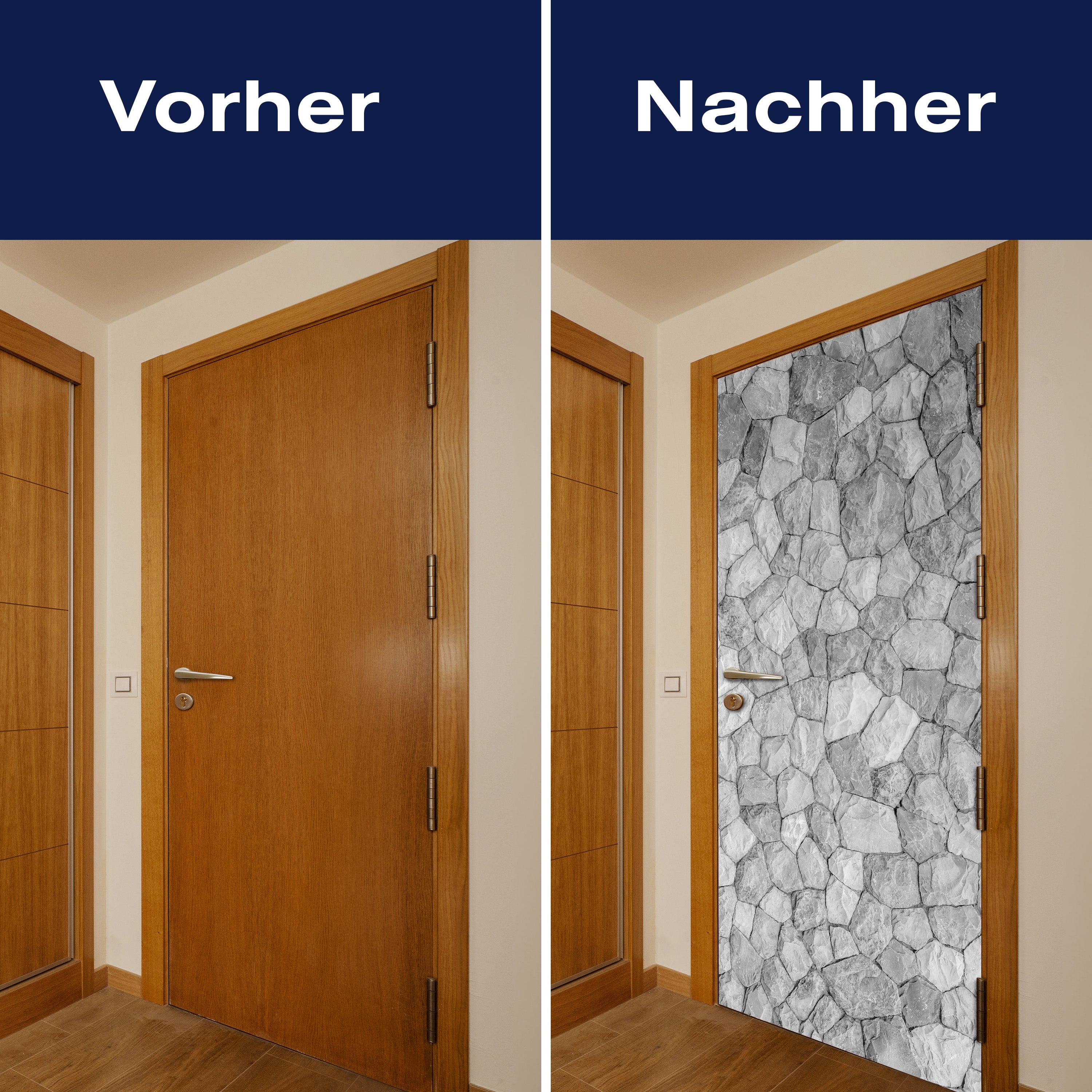 Türtapete graue Steinmauer, Naturstein, Steine M1215 - Bild 10 Türtapete graue Steinmauer, Naturstein, Steine M1215 - Bild 10