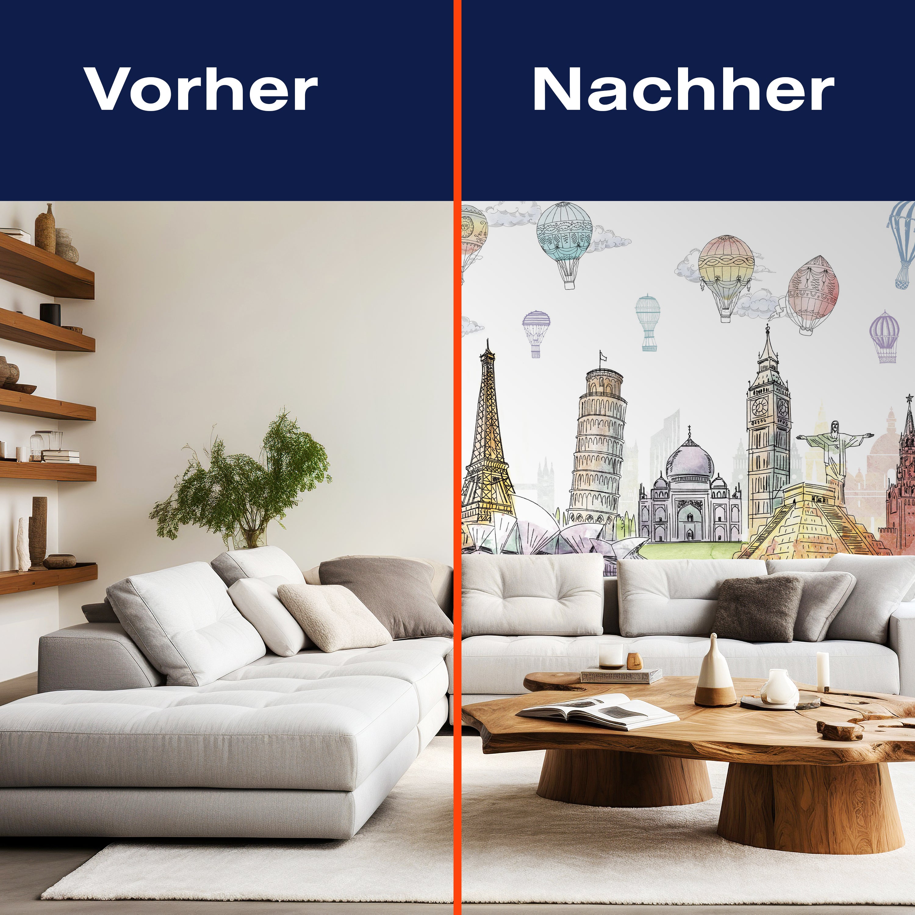 Fototapete Kinderzimmer Welt Ballons M1219 - Bild 9 Fototapete Kinderzimmer Welt Ballons M1219 - Bild 9