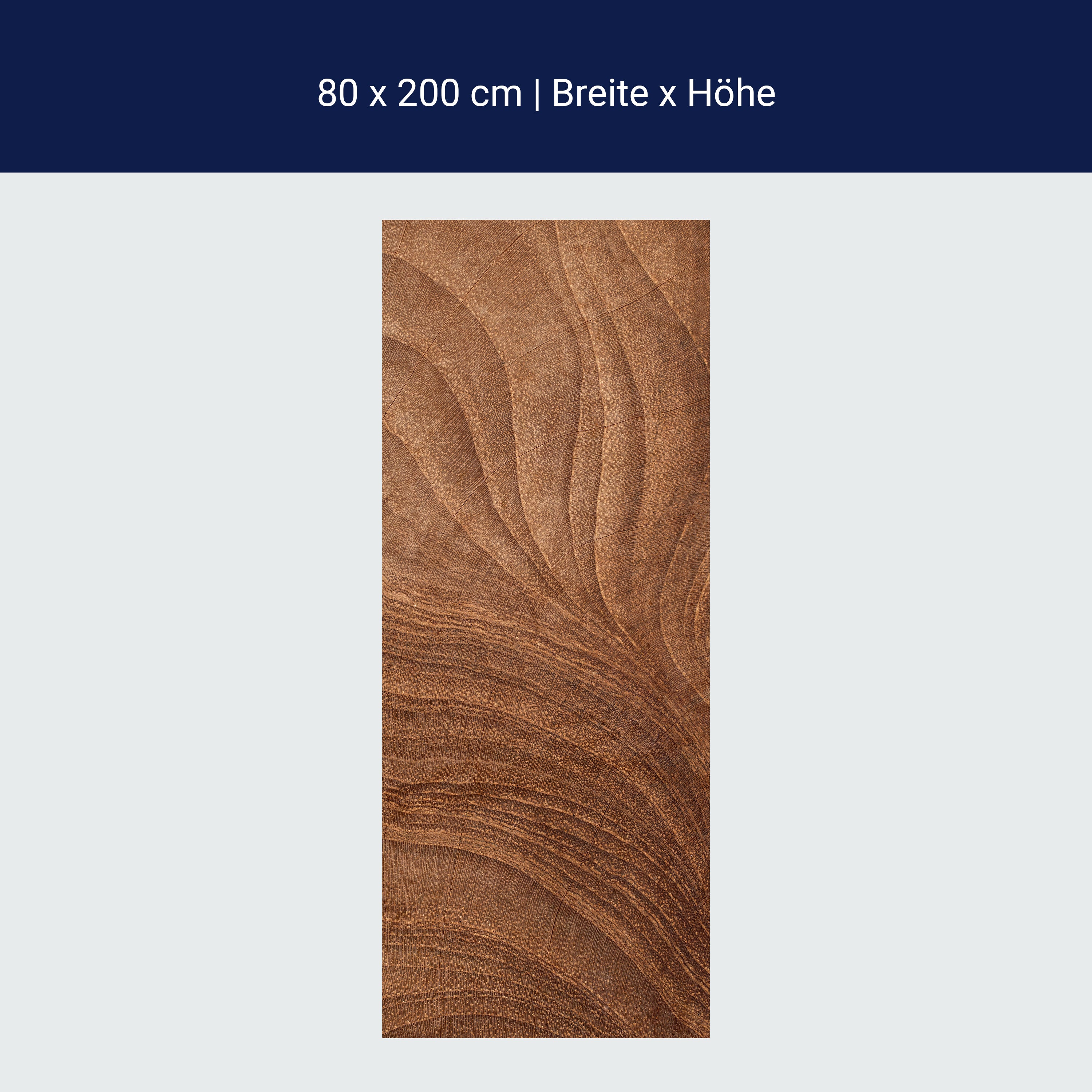 Türtapete Holz Maserung, Wellen, Natur, Echtholz M1219 Türtapete Holz Maserung, Wellen, Natur, Echtholz M1219