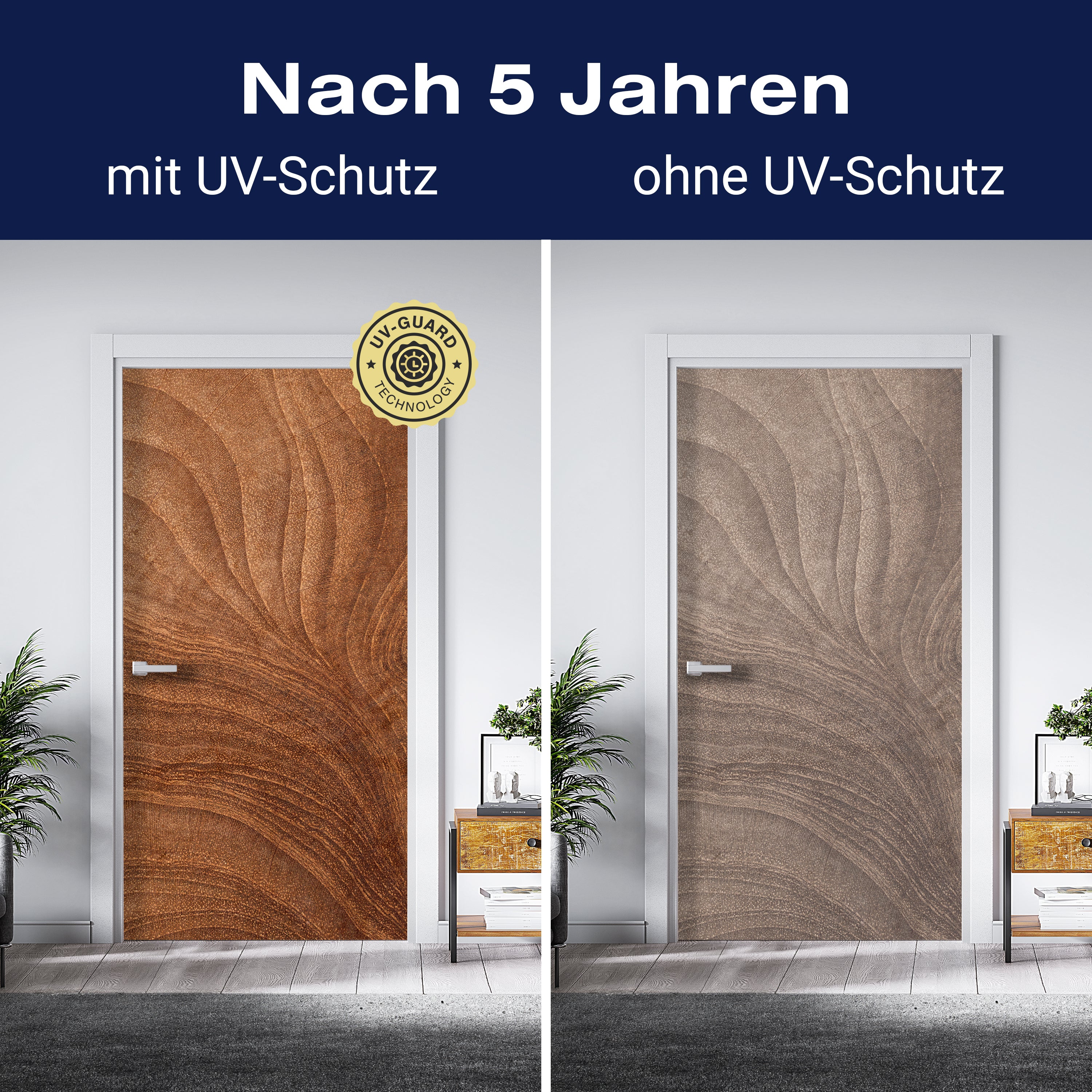 Türtapete Holz Maserung, Wellen, Natur, Echtholz M1219 - Bild 4 Türtapete Holz Maserung, Wellen, Natur, Echtholz M1219 - Bild 4