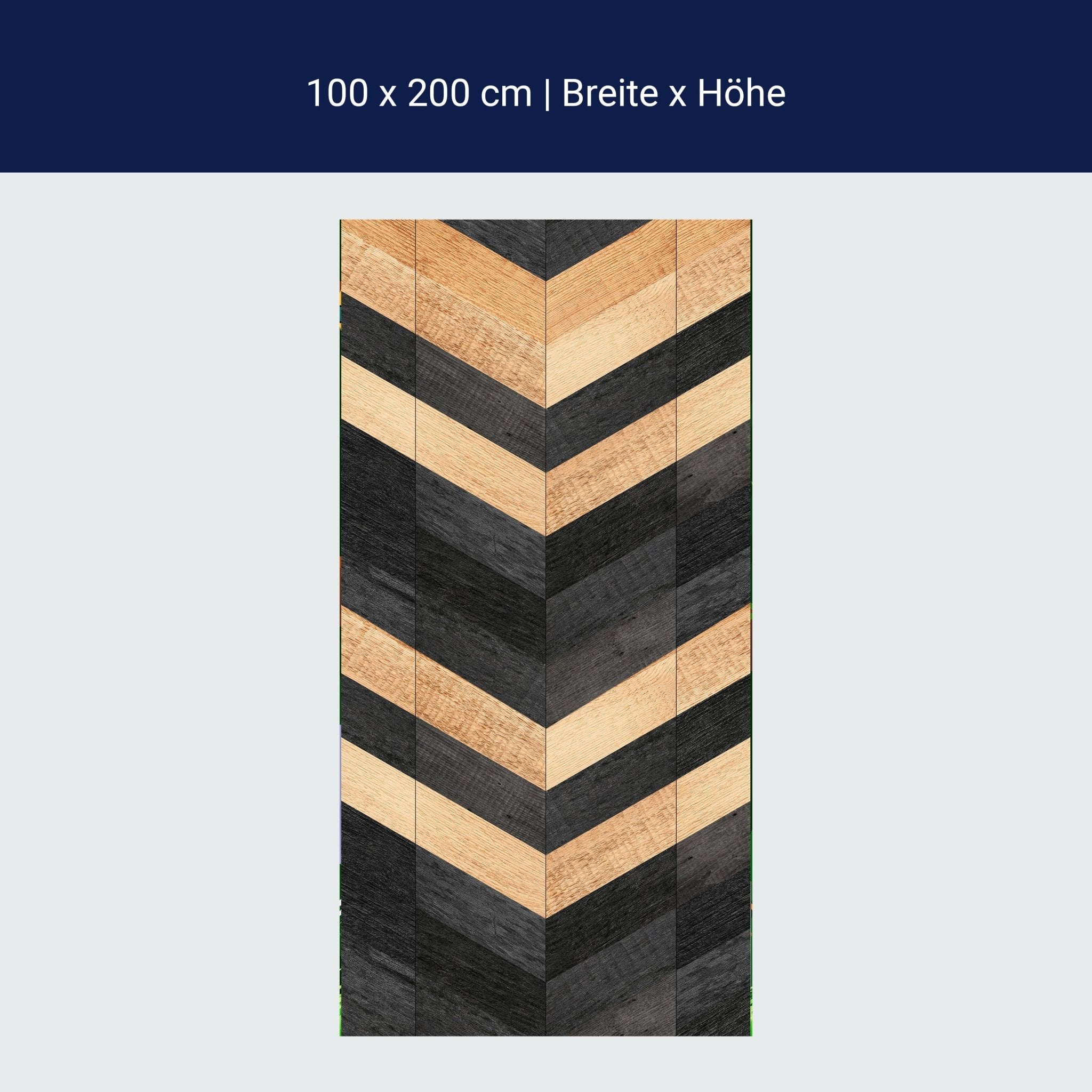 Türtapete Holzmuster, Schwarz, braun, Holz, Muster M1222 Türtapete Holzmuster, Schwarz, braun, Holz, Muster M1222