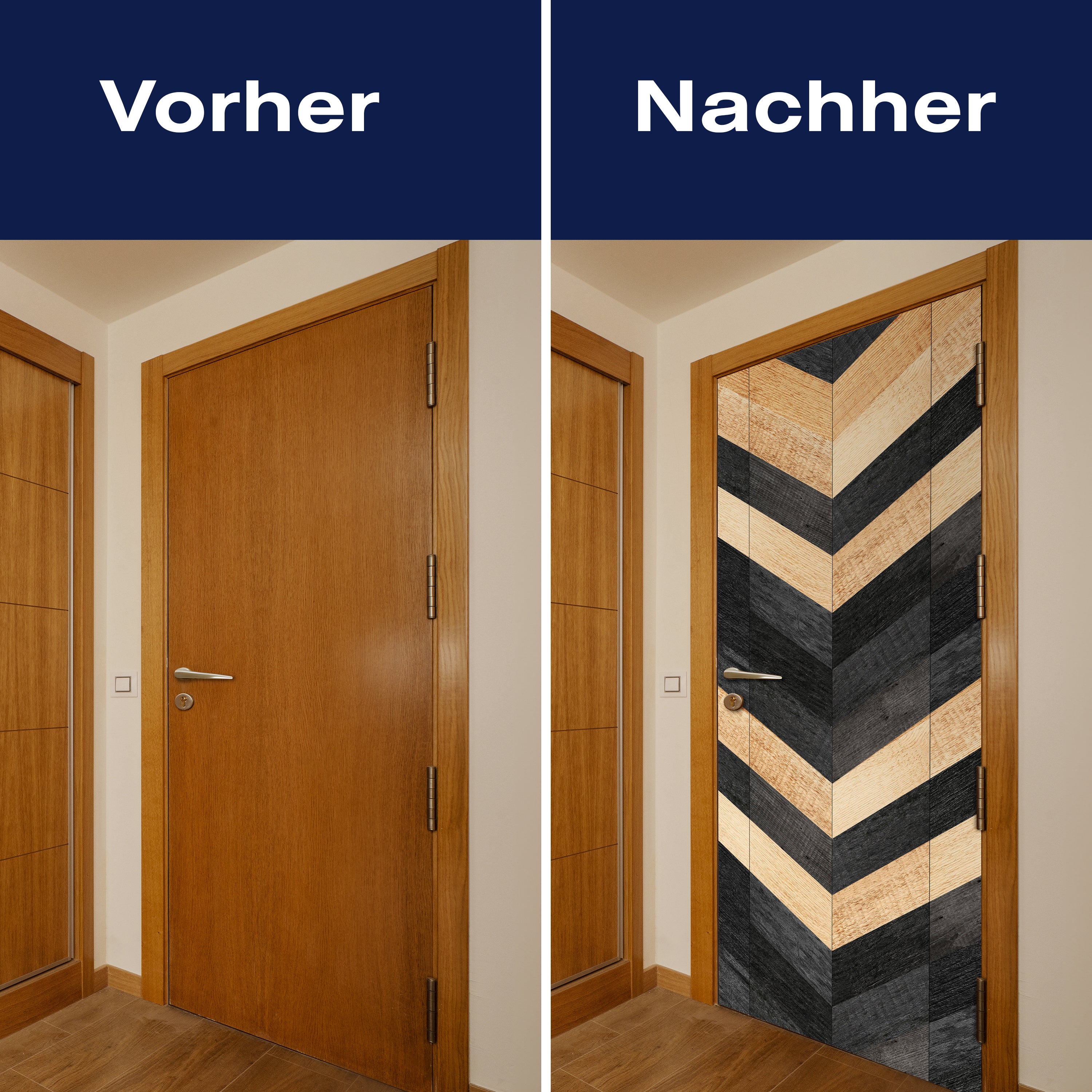 Türtapete Holzmuster, Schwarz, braun, Holz, Muster M1222 - Bild 10 Türtapete Holzmuster, Schwarz, braun, Holz, Muster M1222 - Bild 10