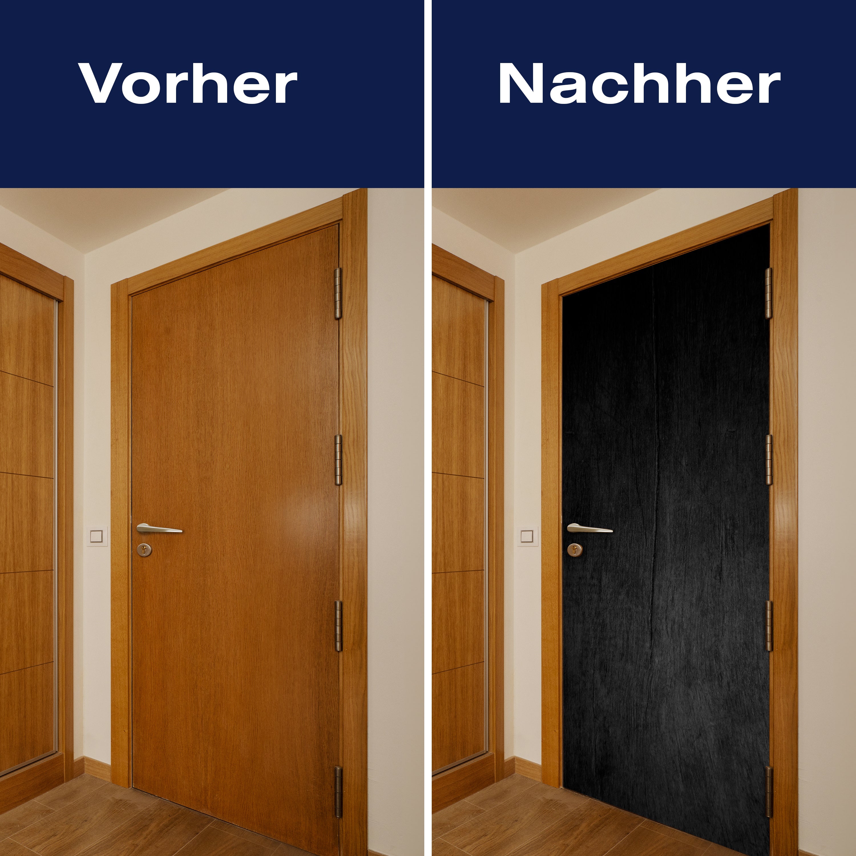 Türtapete Schwarzes Holz, Echtholz Schwarz M1224 - Bild 10 Türtapete Schwarzes Holz, Echtholz Schwarz M1224 - Bild 10