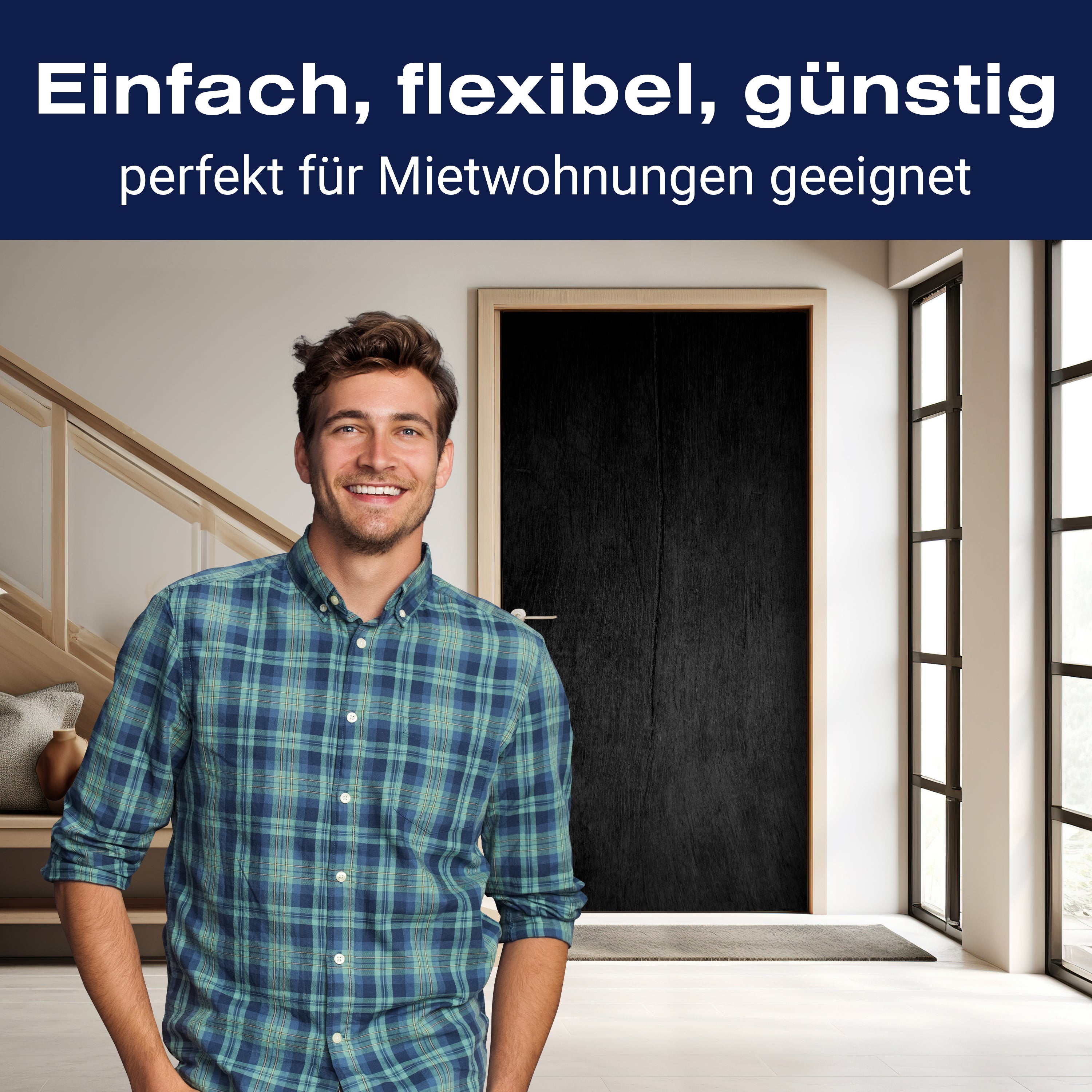 Türtapete Schwarzes Holz, Echtholz Schwarz M1224 - Bild 3 Türtapete Schwarzes Holz, Echtholz Schwarz M1224 - Bild 3