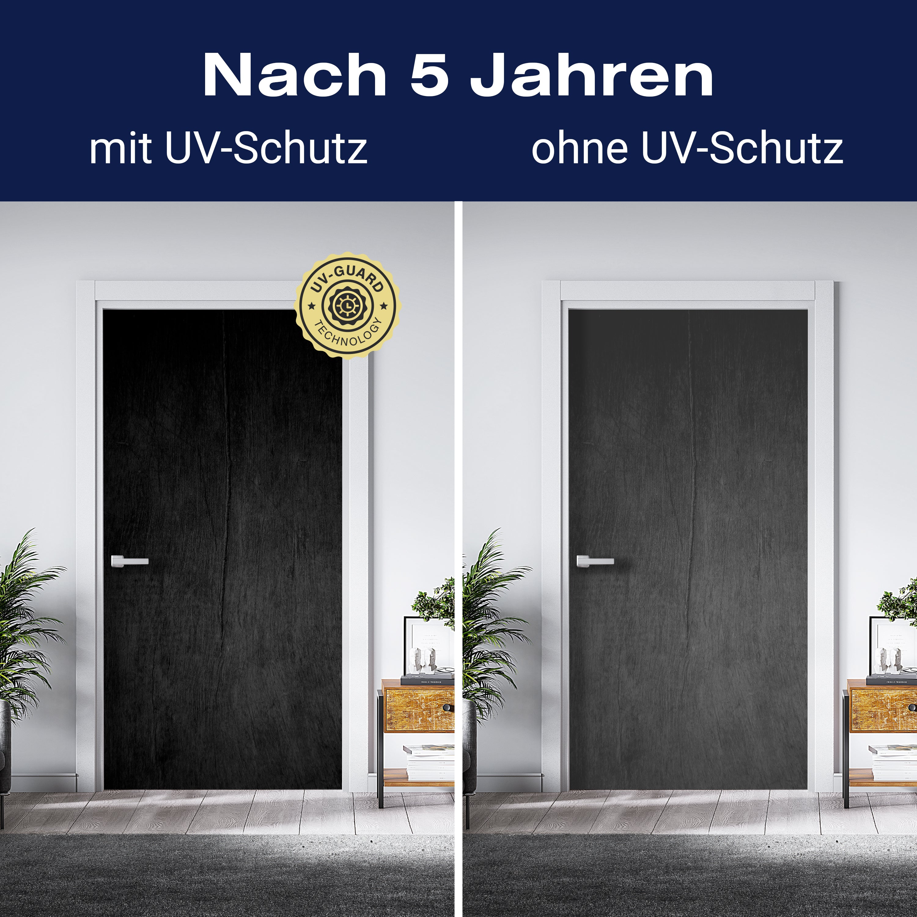 Türtapete Schwarzes Holz, Echtholz Schwarz M1224 - Bild 4 Türtapete Schwarzes Holz, Echtholz Schwarz M1224 - Bild 4