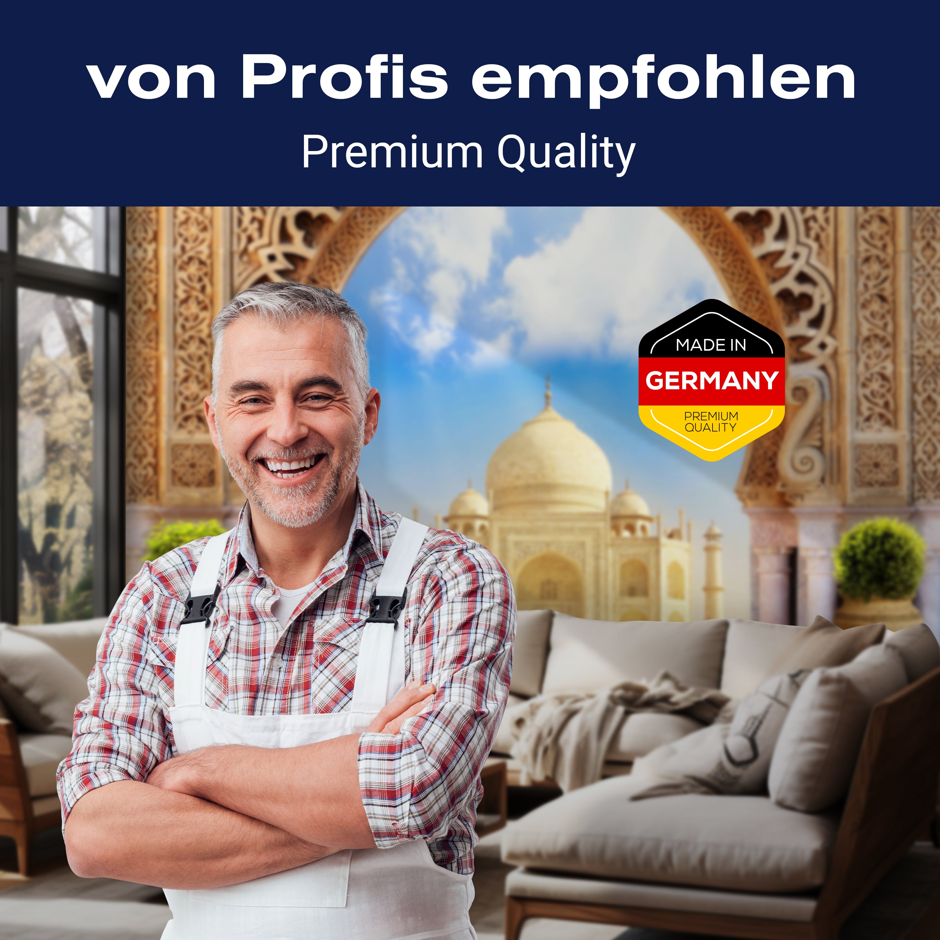 Fototapete Taj Mahal Indien Tor-bogen M1226 - Bild 5 Fototapete Taj Mahal Indien Tor-bogen M1226 - Bild 5