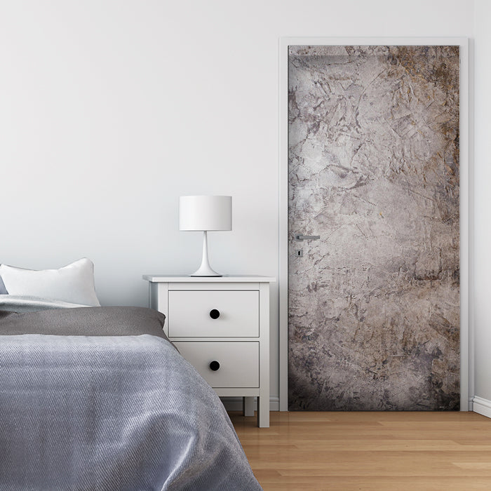 Türtapete graue Grunge Wand, Putz, Struktur M1232 - Bild 1 Türtapete graue Grunge Wand, Putz, Struktur M1232 - Bild 1