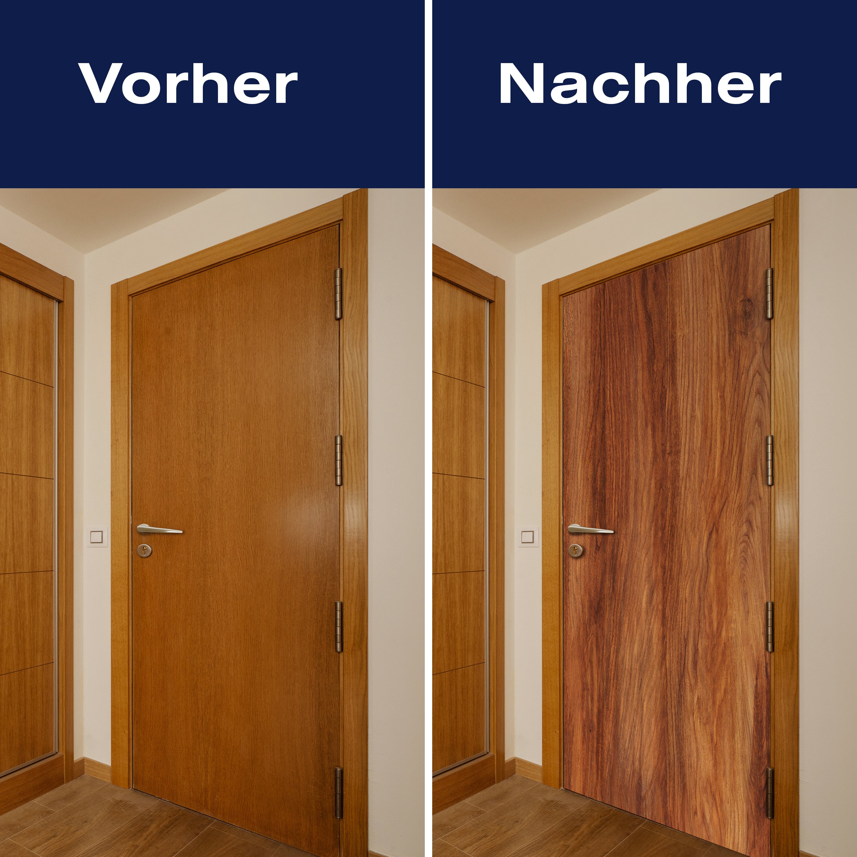 Türtapete Holz Muster, Maserung, Braun, Massiv M1234 - Bild 10 Türtapete Holz Muster, Maserung, Braun, Massiv M1234 - Bild 10