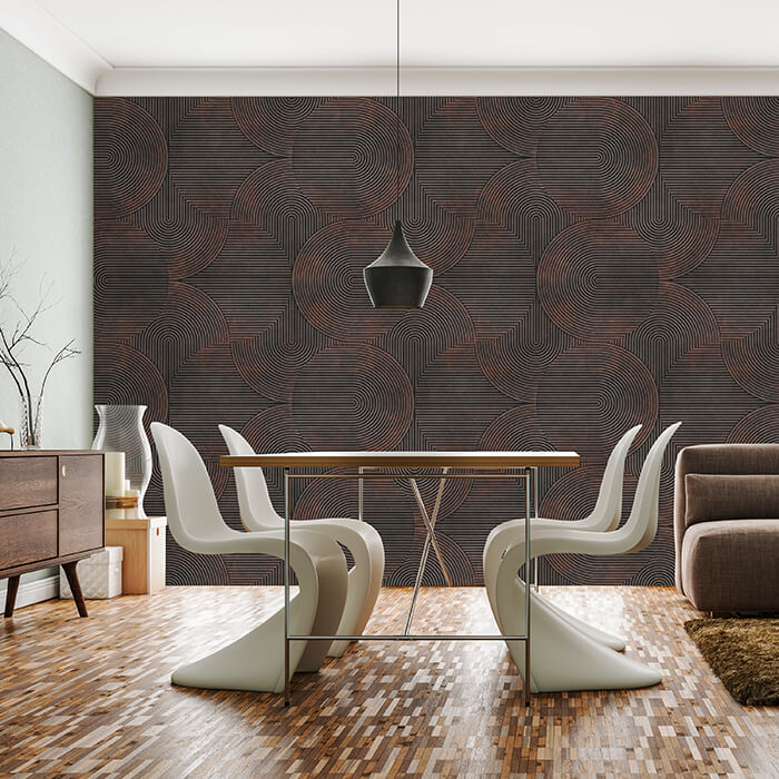 Fototapete Muster metallic Vintage M1293 - Bild 1 Fototapete Muster metallic Vintage M1293 - Bild 1