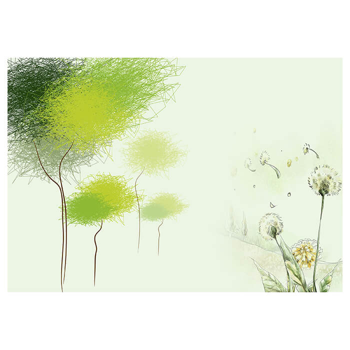 Fototapete Löwenzahn Bäume Abstrakt M1309 - Bild 2 Fototapete Löwenzahn Bäume Abstrakt M1309 - Bild 2