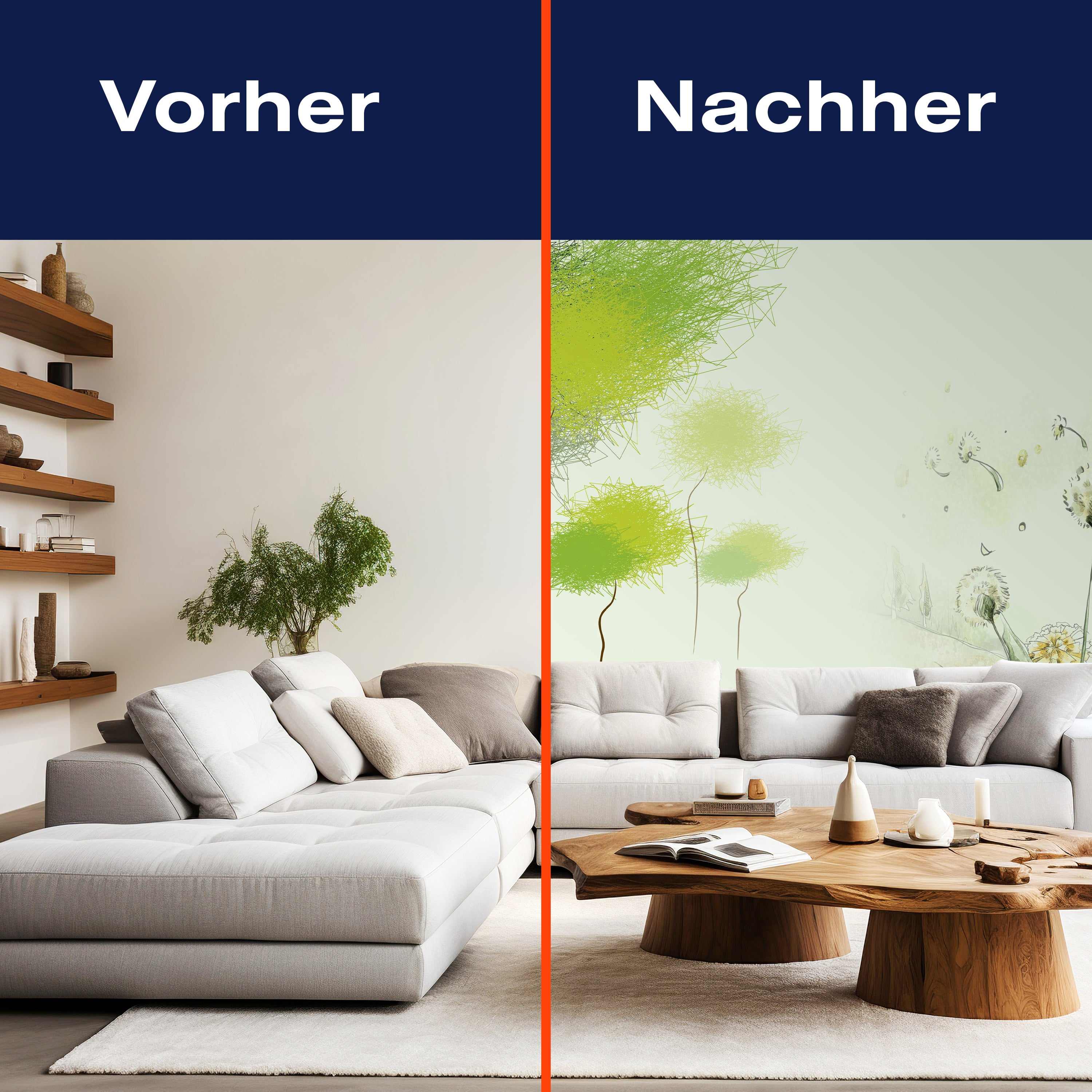 Fototapete Löwenzahn Bäume Abstrakt M1309 - Bild 9 Fototapete Löwenzahn Bäume Abstrakt M1309 - Bild 9