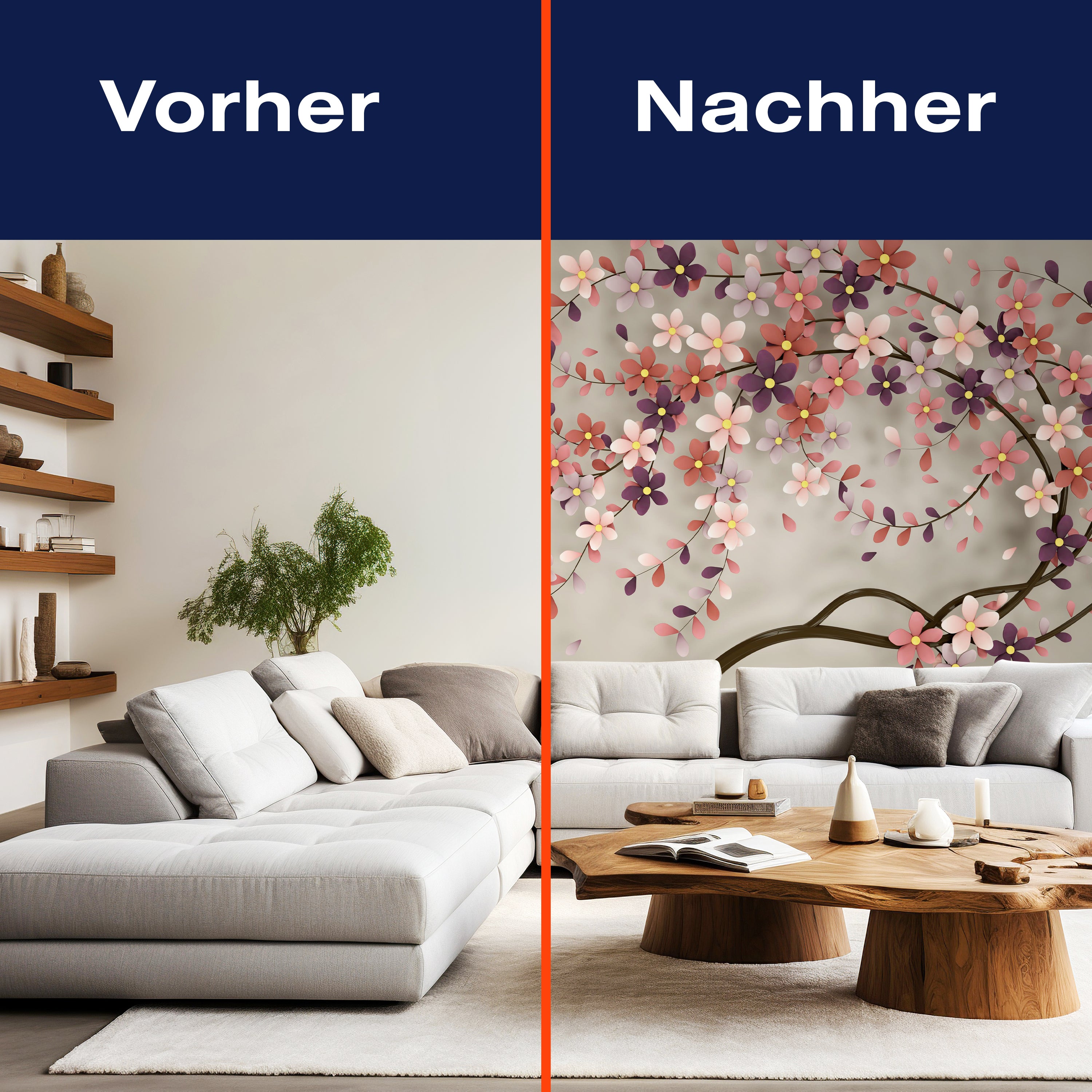 Fototapete Baum Blumen Blüte M1310 - Bild 9 Fototapete Baum Blumen Blüte M1310 - Bild 9