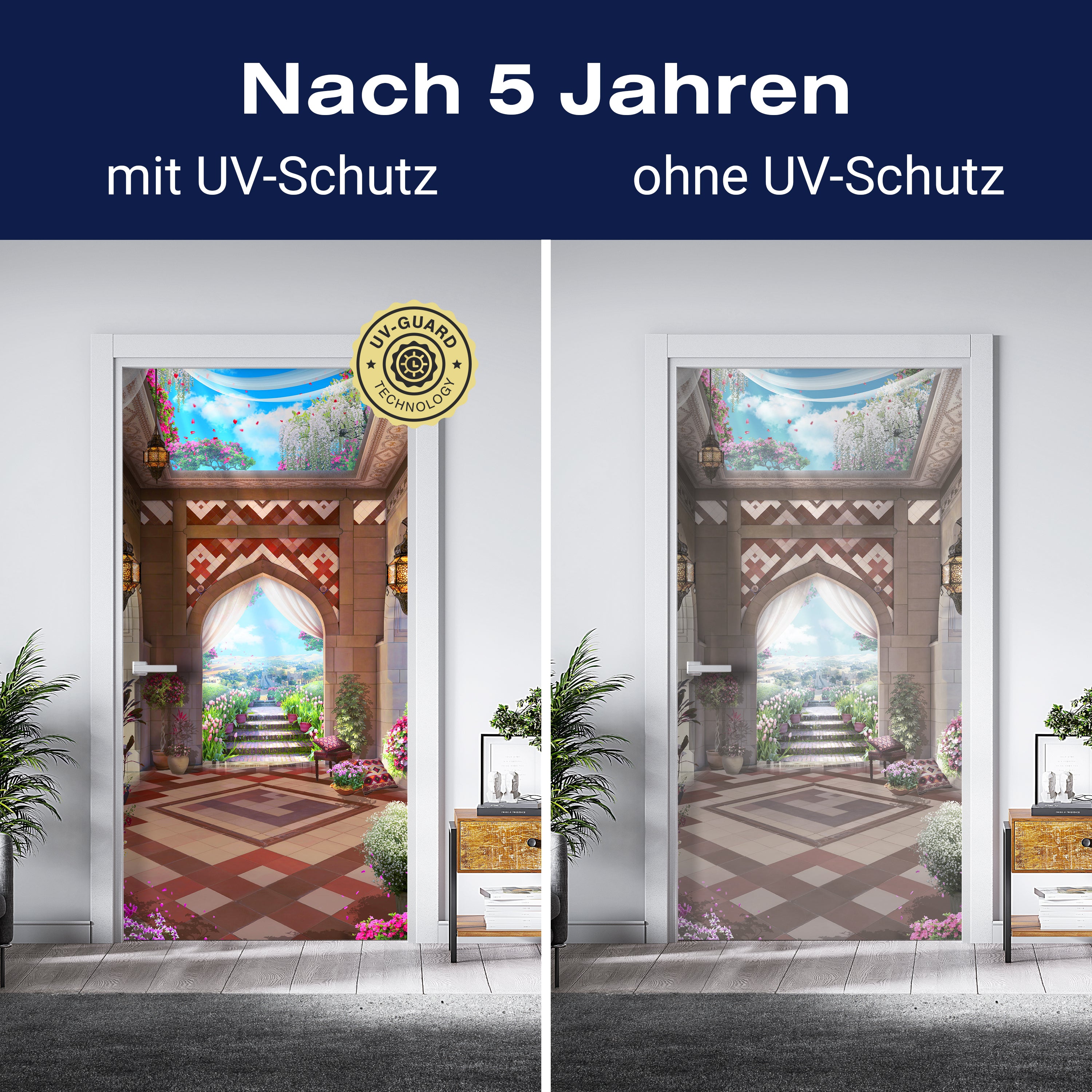 Türtapete Blick über Felder & Wiesen, orientalisch M1324 - Bild 4 Türtapete Blick über Felder & Wiesen, orientalisch M1324 - Bild 4