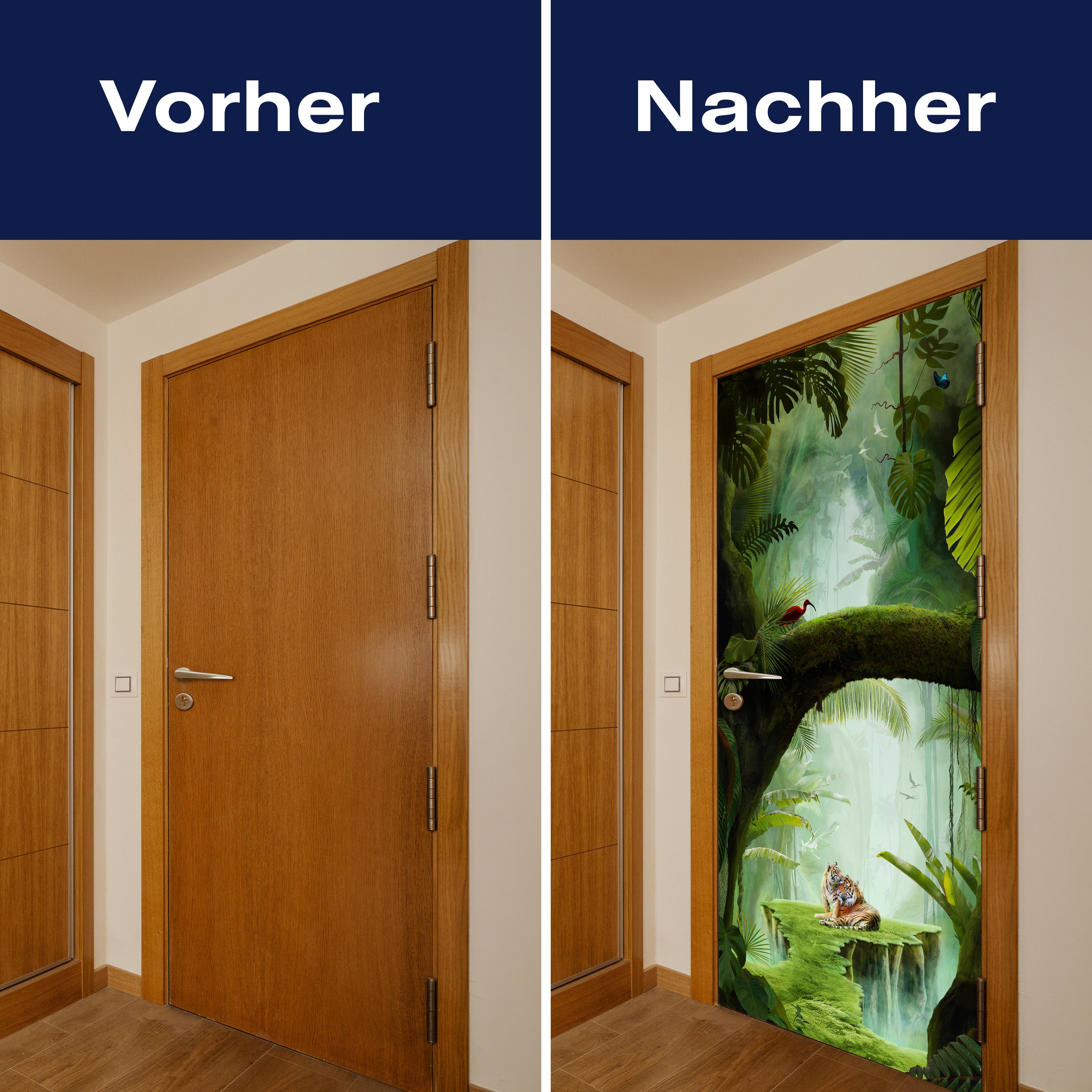 Türtapete Dschungel & Tiere, Fantasy, Urwald, Moos M1350 - Bild 10 Türtapete Dschungel & Tiere, Fantasy, Urwald, Moos M1350 - Bild 10