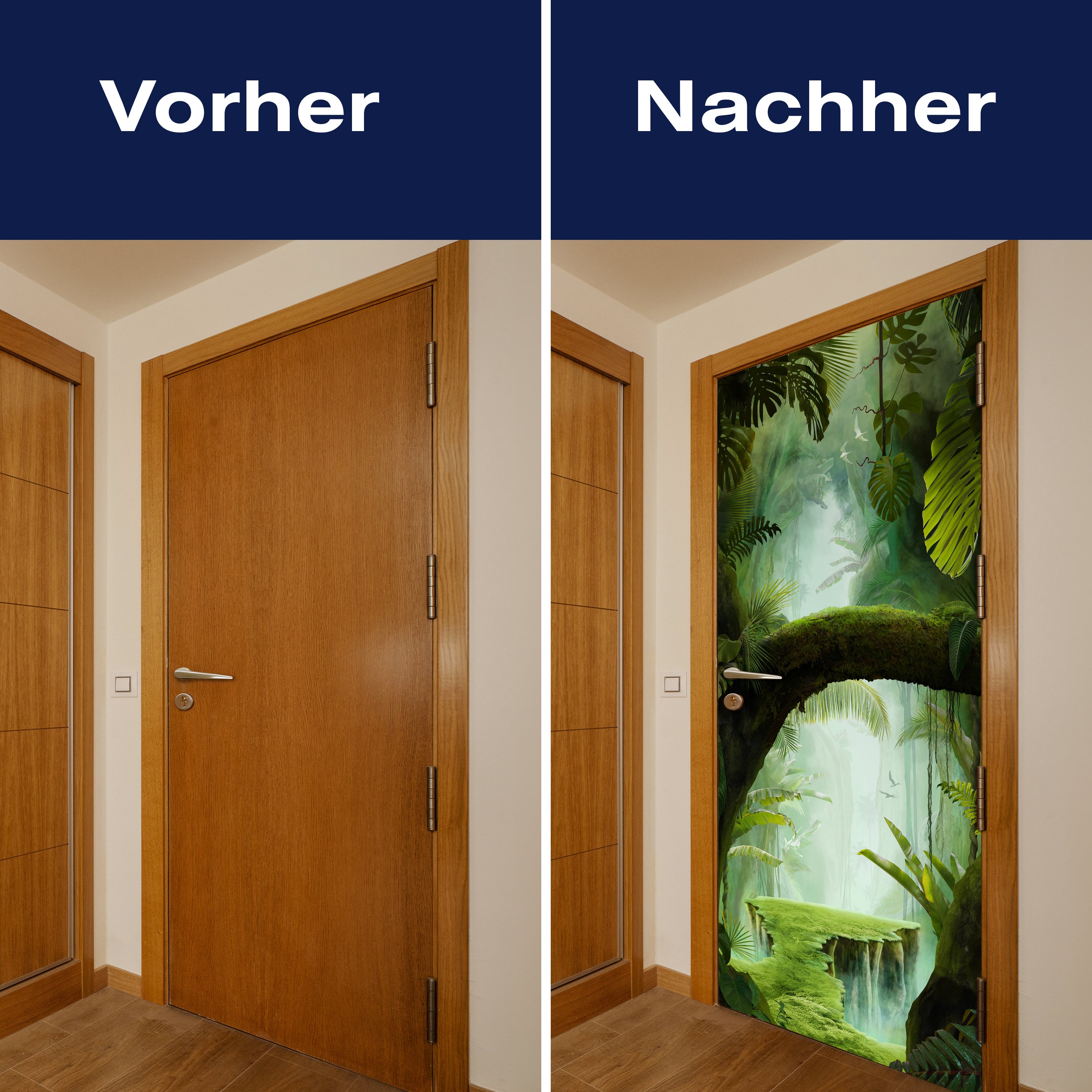 Türtapete Fantasy Dschungel, Urwald, Bäume, Moos M1351 - Bild 10 Türtapete Fantasy Dschungel, Urwald, Bäume, Moos M1351 - Bild 10