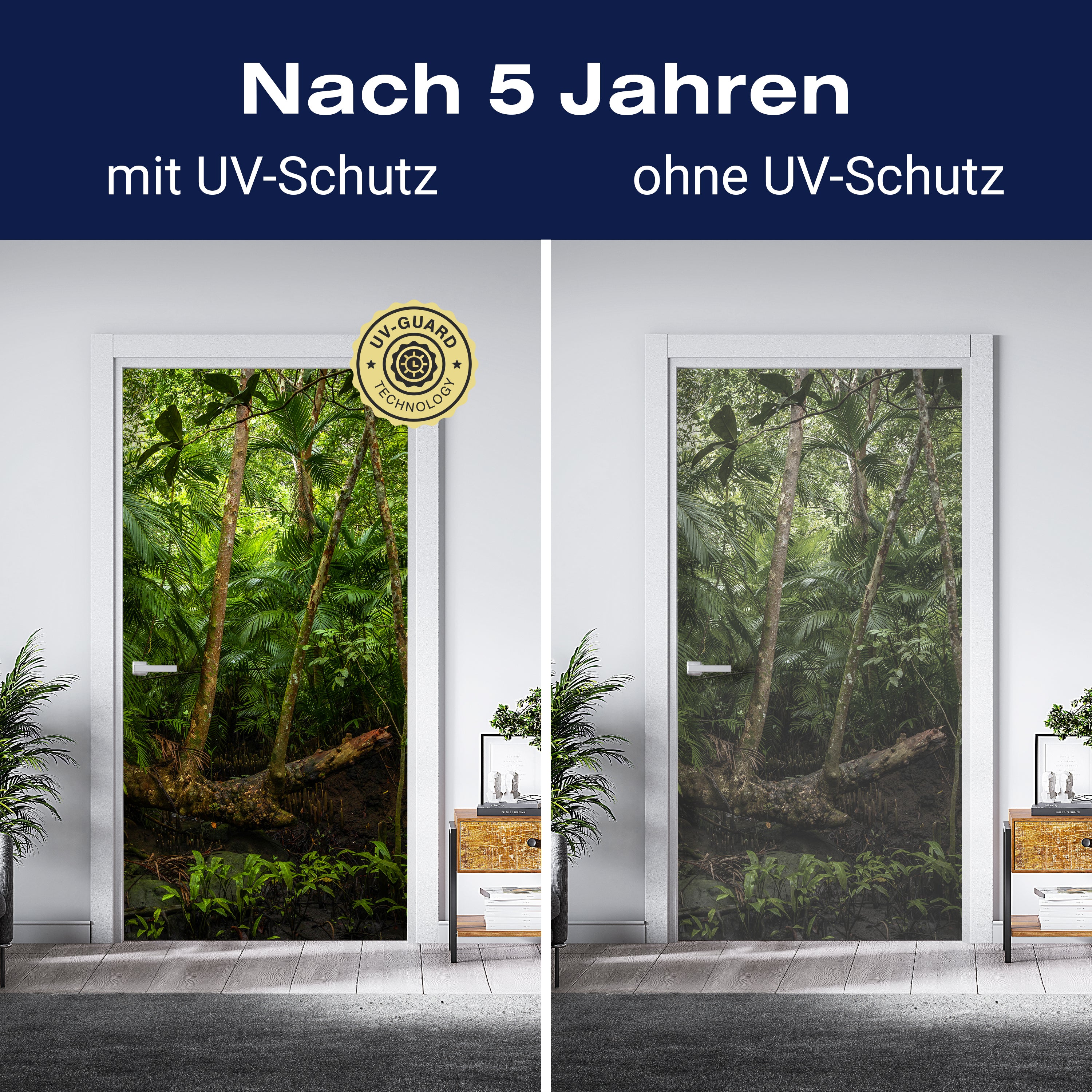 Türtapete Baum im Dschungel, Urwald, Regenwald M1353 - Bild 4 Türtapete Baum im Dschungel, Urwald, Regenwald M1353 - Bild 4