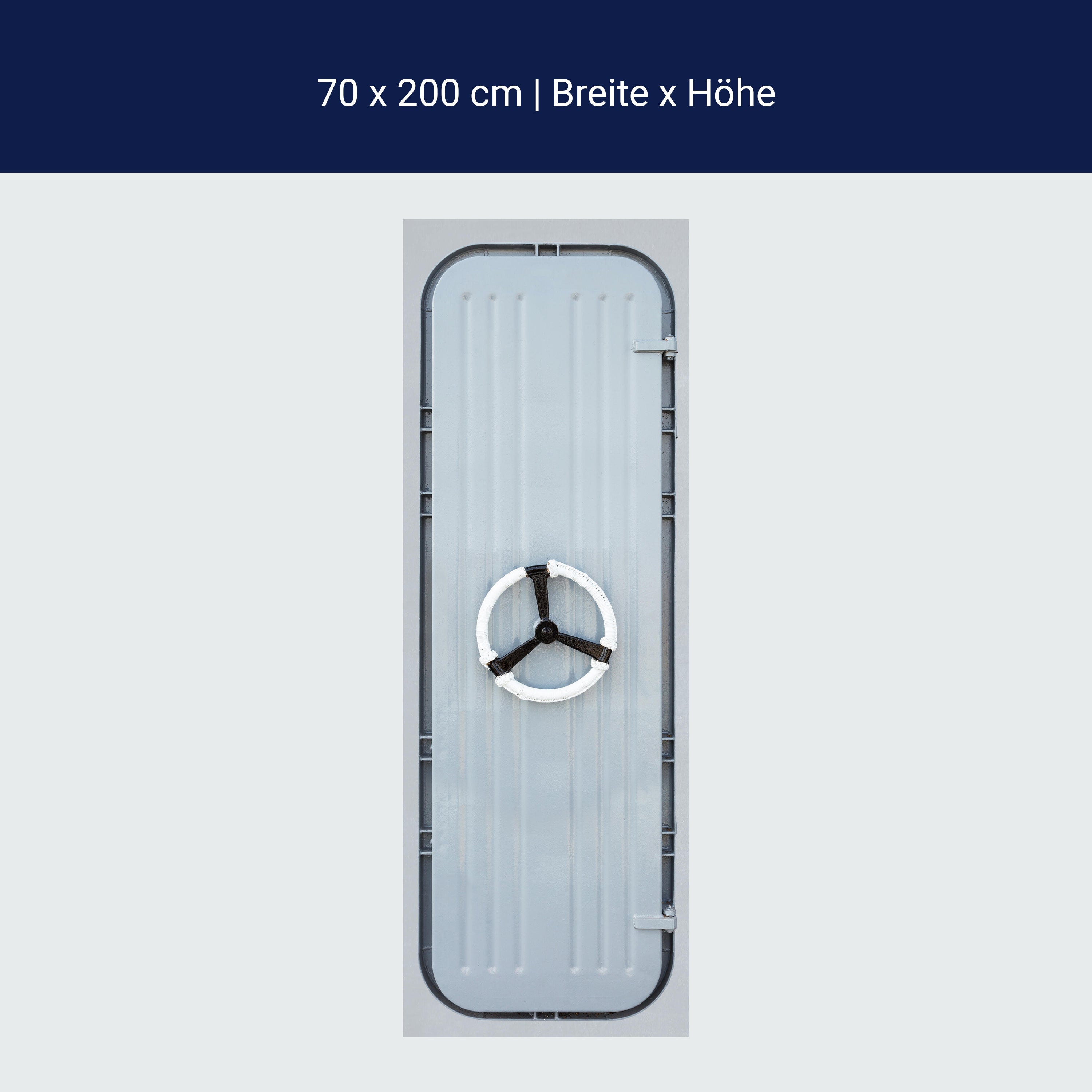 Türtapete Schiffstür, Meer, Schiff, Boot, Rad M1364 Türtapete Schiffstür, Meer, Schiff, Boot, Rad M1364