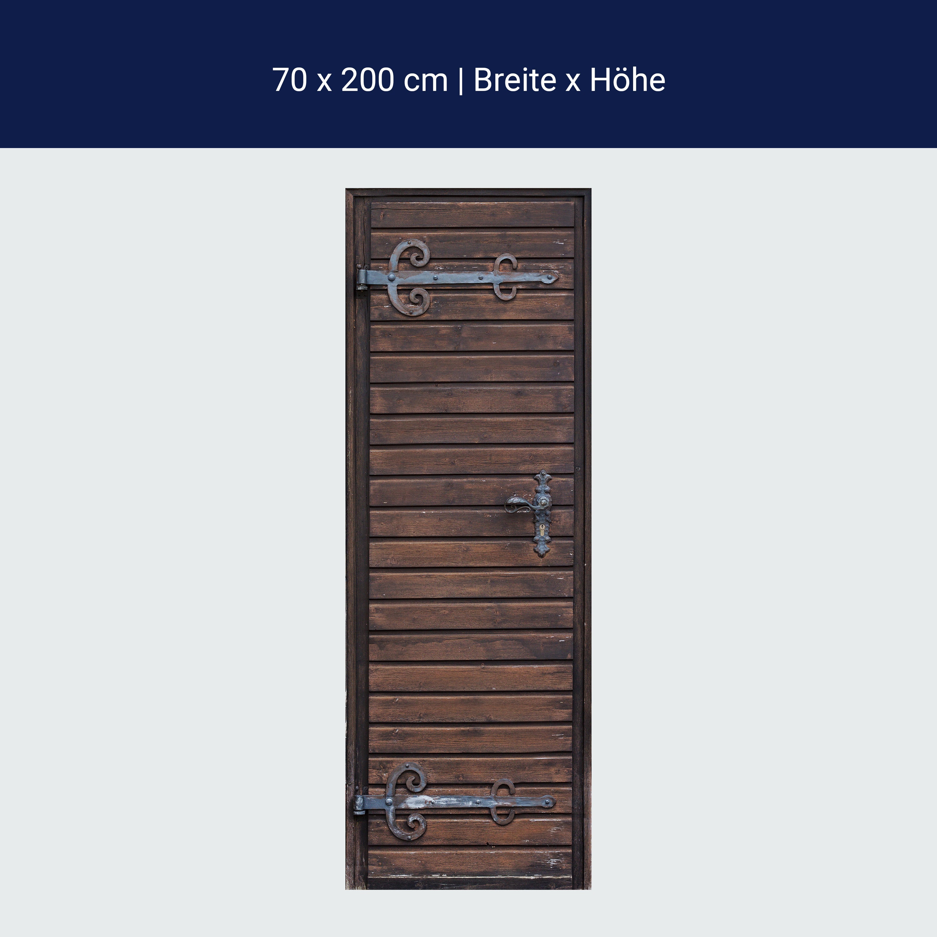 Türtapete rustikale Holztür, beschläge, Holz M1369 Türtapete rustikale Holztür, beschläge, Holz M1369