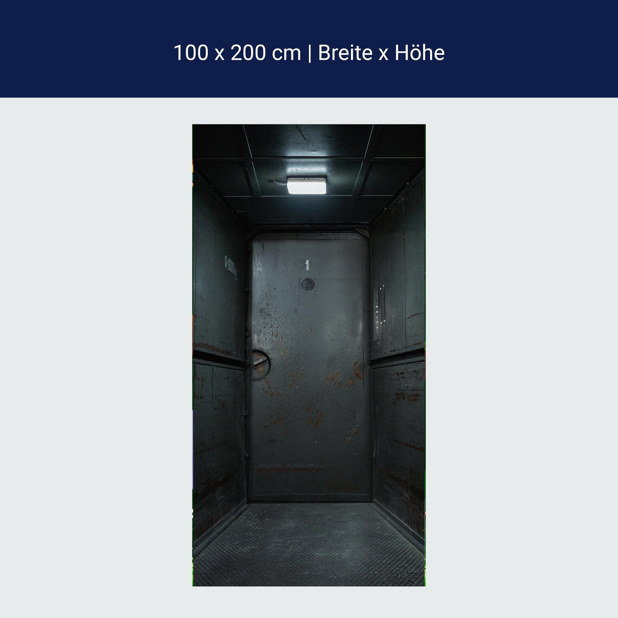 Türtapete rostige Stahltür, Lampe, Metall, Pforte M1370 Türtapete rostige Stahltür, Lampe, Metall, Pforte M1370