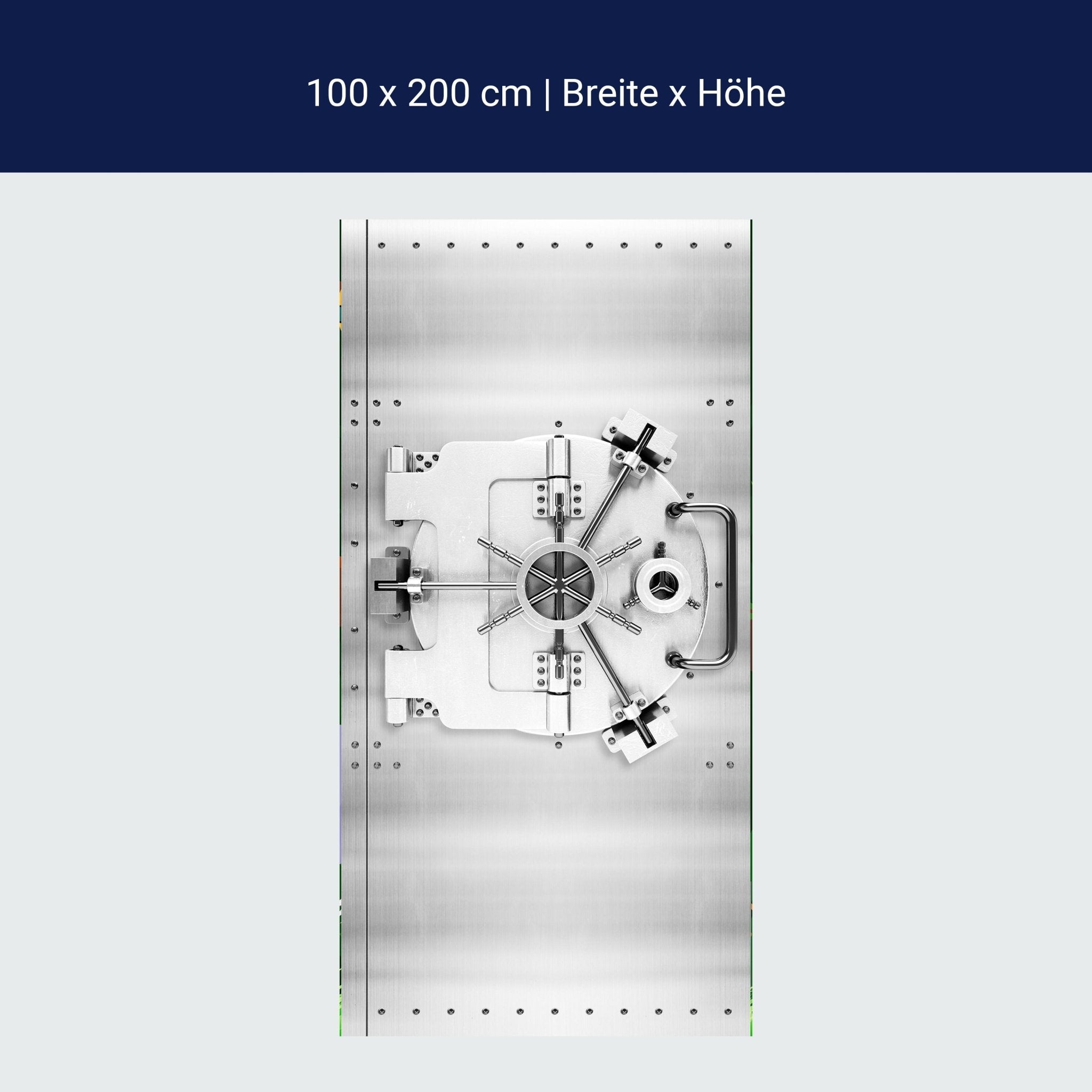 Türtapete Metall Tür, Safe, Bank, Tresor M1380 Türtapete Metall Tür, Safe, Bank, Tresor M1380