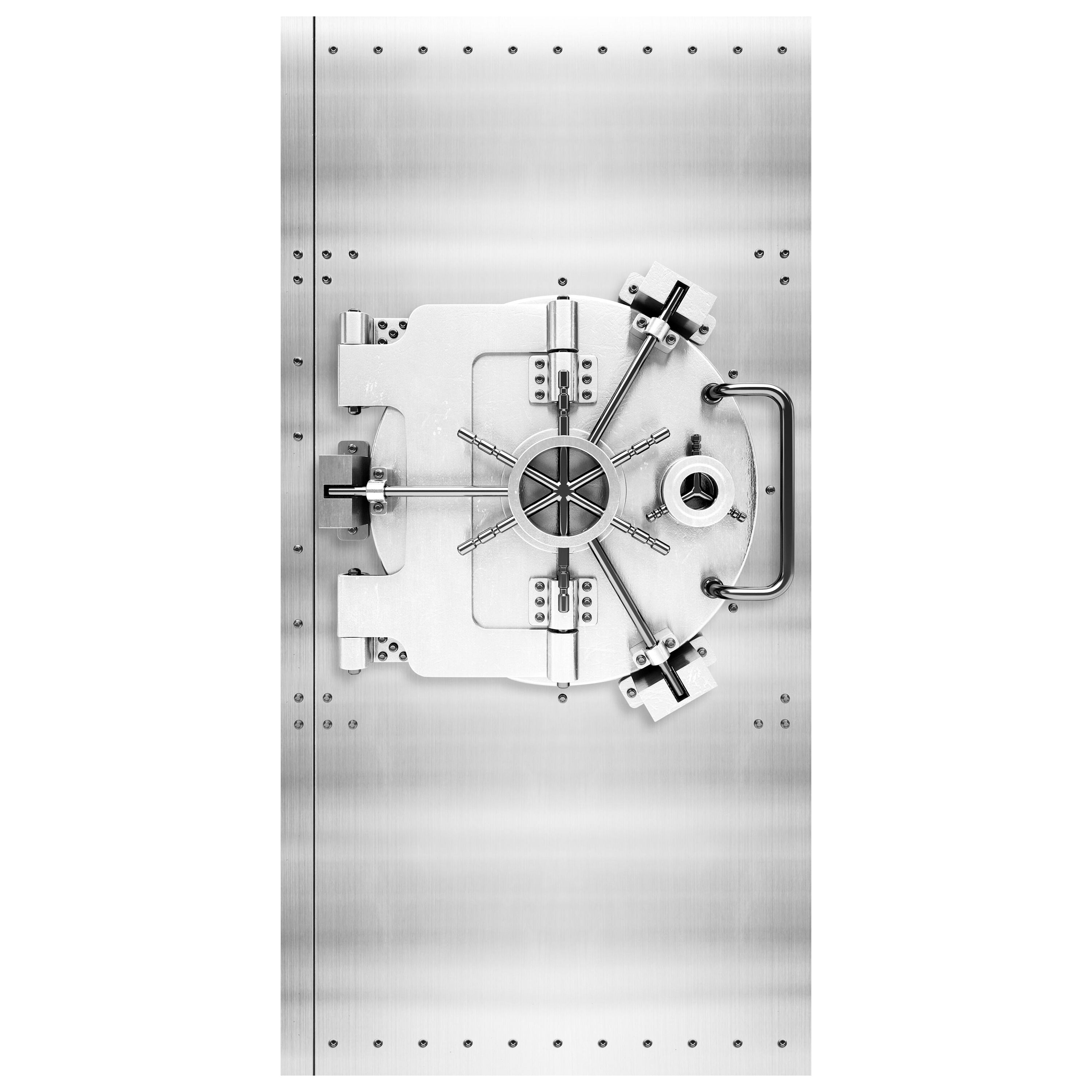 Türtapete Metall Tür, Safe, Bank, Tresor M1380 - Bild 2 Türtapete Metall Tür, Safe, Bank, Tresor M1380 - Bild 2