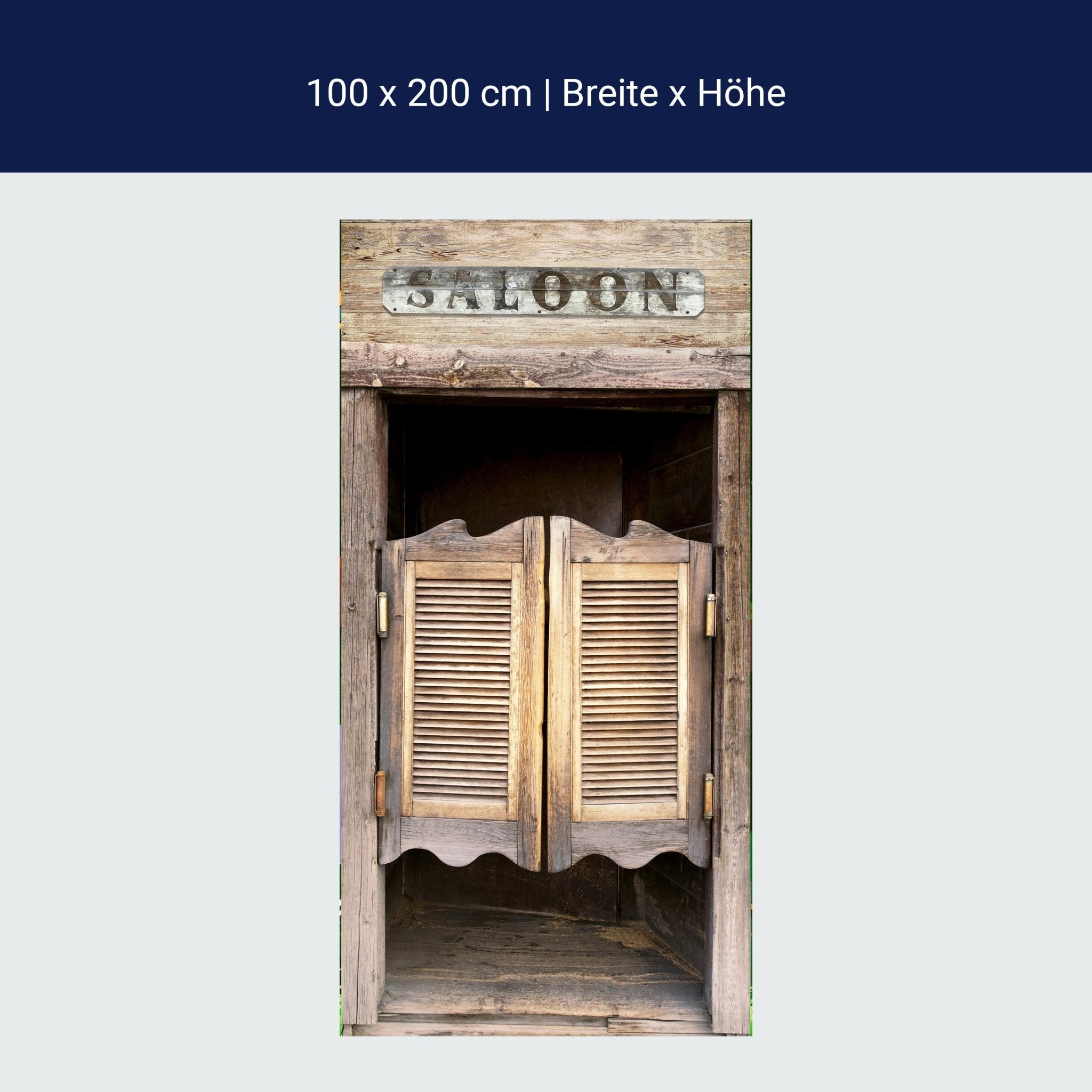 Türtapete Saloon Tür, Cowboy, Wilder Westen, Holz M1382 Türtapete Saloon Tür, Cowboy, Wilder Westen, Holz M1382