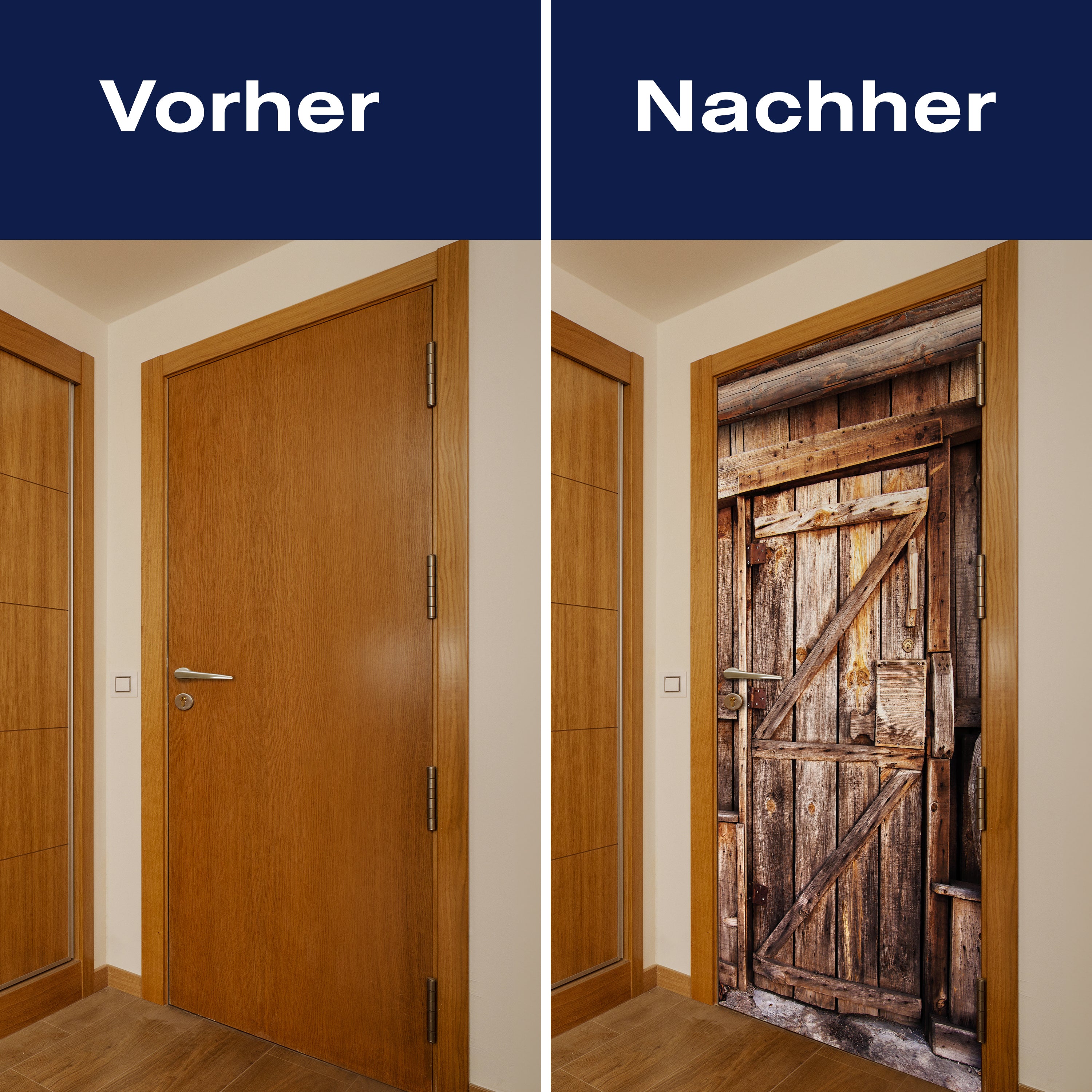 Türtapete Holztür, Holz Haus, Scheune, Schloss M1385 - Bild 10 Türtapete Holztür, Holz Haus, Scheune, Schloss M1385 - Bild 10