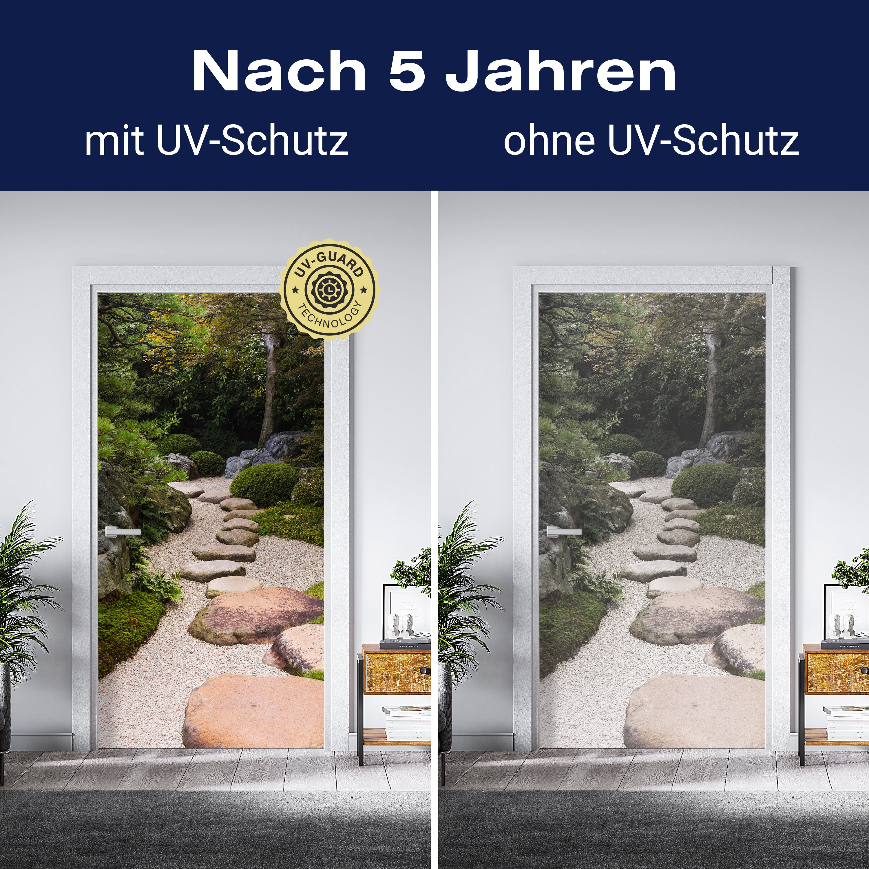 Türtapete Japanischer Zen Garten, Steine, Pflanzen M1390 - Bild 4 Türtapete Japanischer Zen Garten, Steine, Pflanzen M1390 - Bild 4