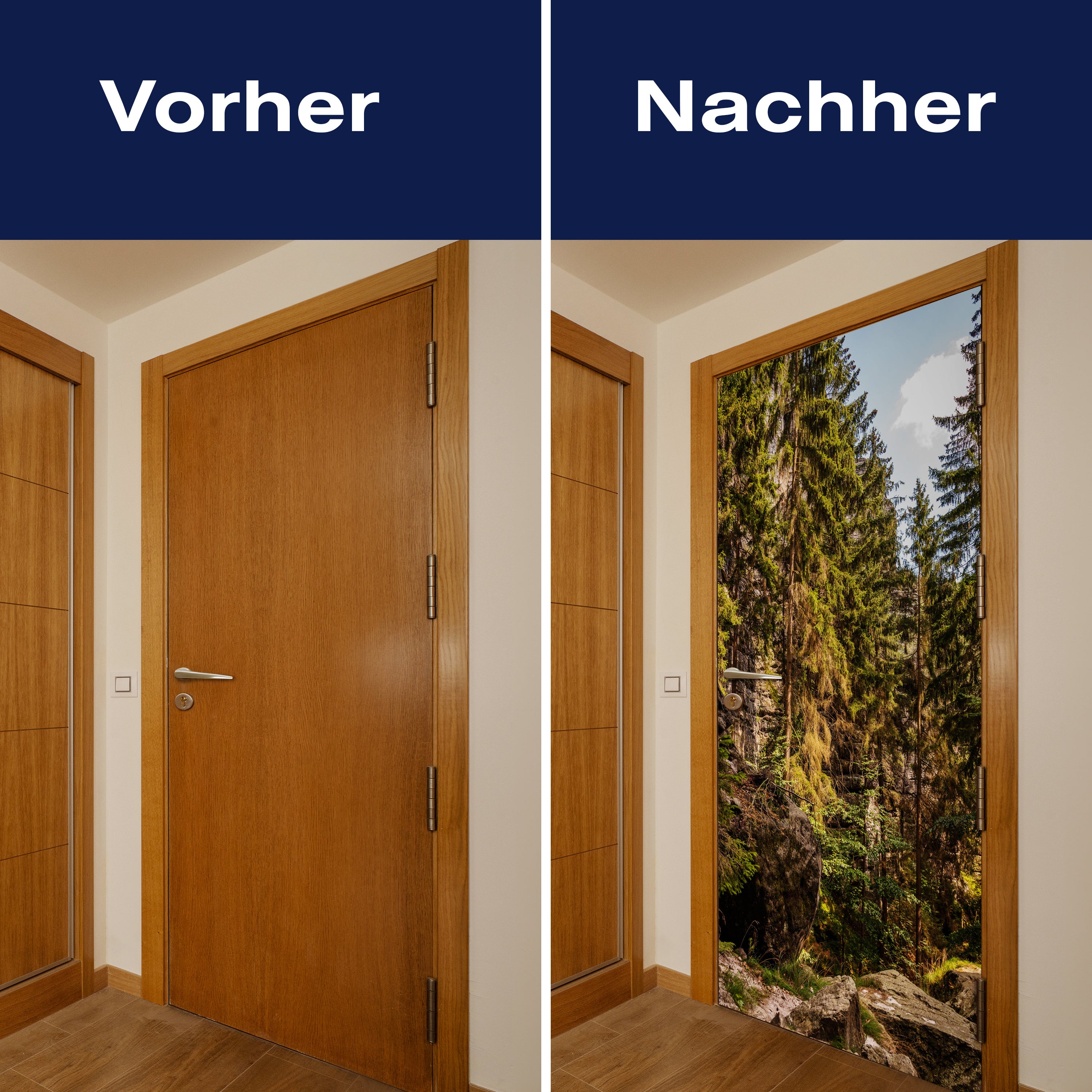 Türtapete Nadelwald & Felsen, Bäume, Wald, Natur M1392 - Bild 10 Türtapete Nadelwald & Felsen, Bäume, Wald, Natur M1392 - Bild 10